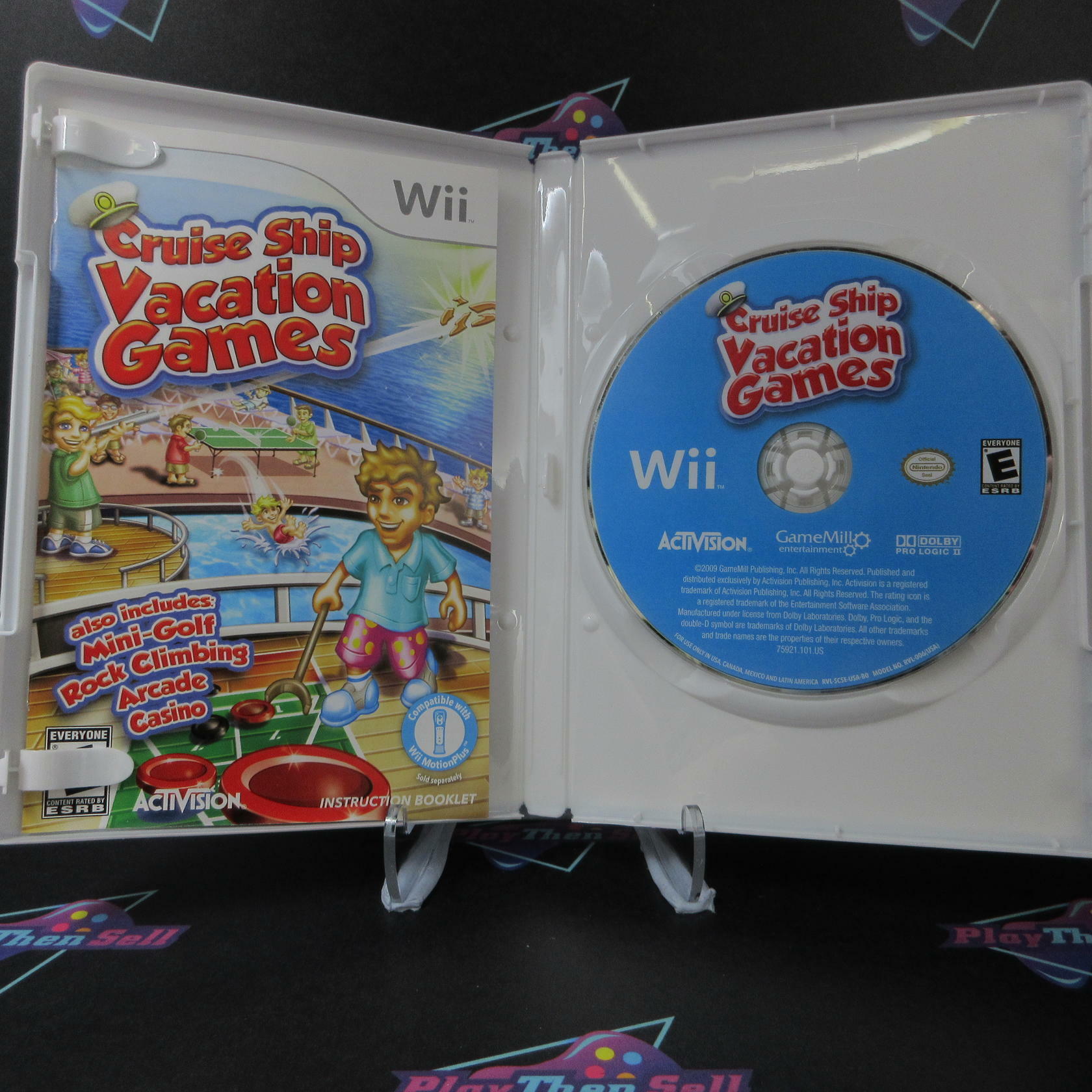 Cruise Ship Vacation Games Nintendo Wii Complete - Excellent