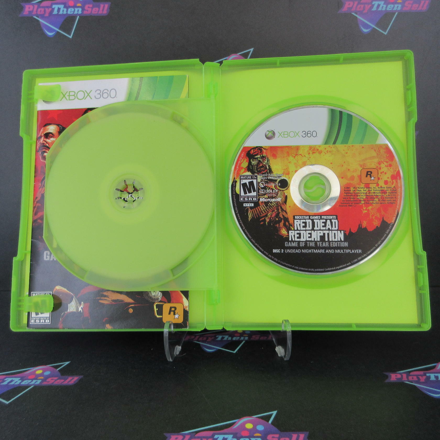 Red Dead Redemption GOTY Edition Xbox 360 + Map Complete - Excellent