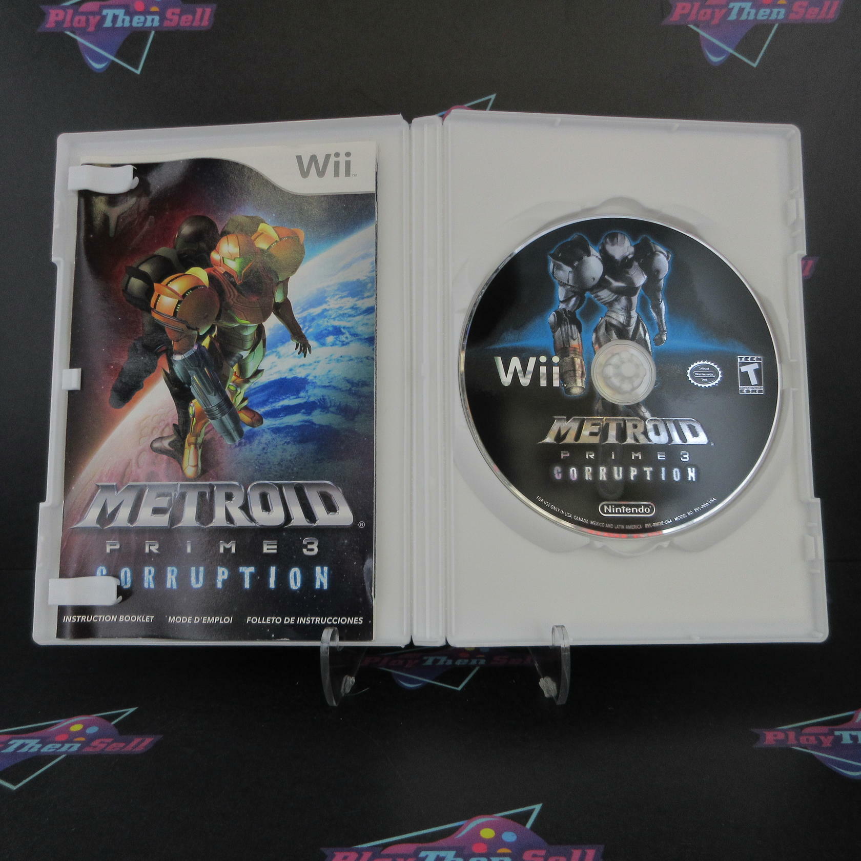 Metroid Prime 3 Corruption Nintendo Wii Complete - Excellent