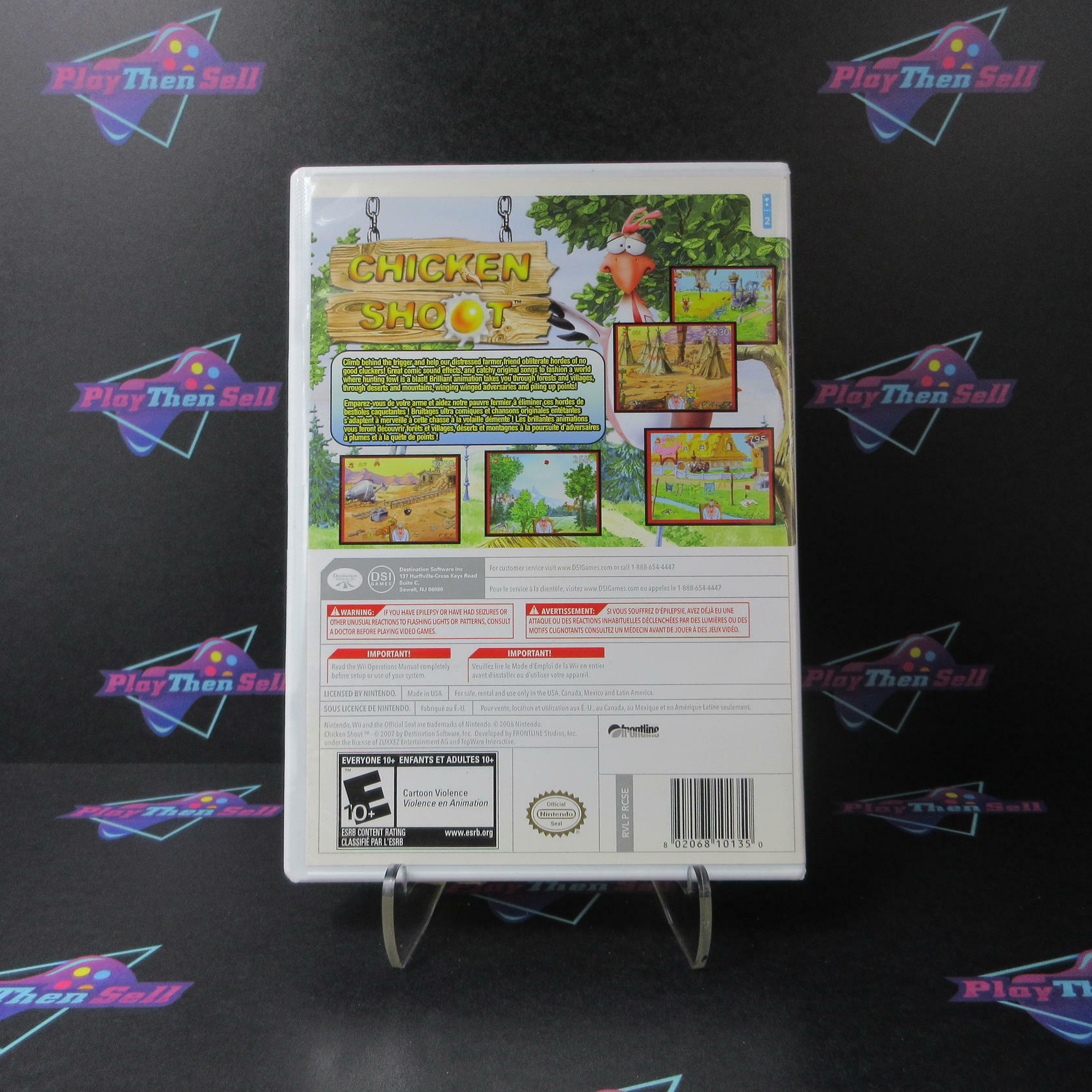 Chicken Shoot Nintendo Wii Complete - Excellent