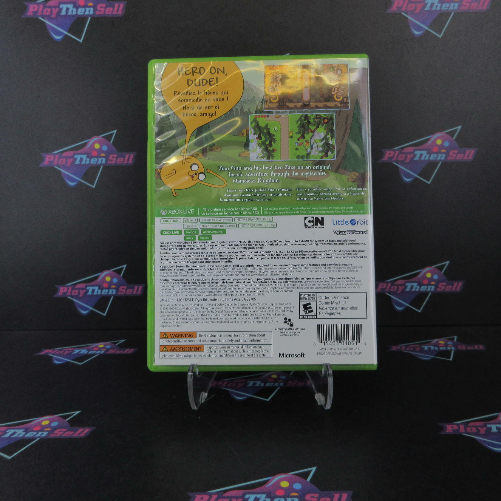 Adventure Time The Secret of the Nameless Kingdom Xbox 360 Complete - Excellent