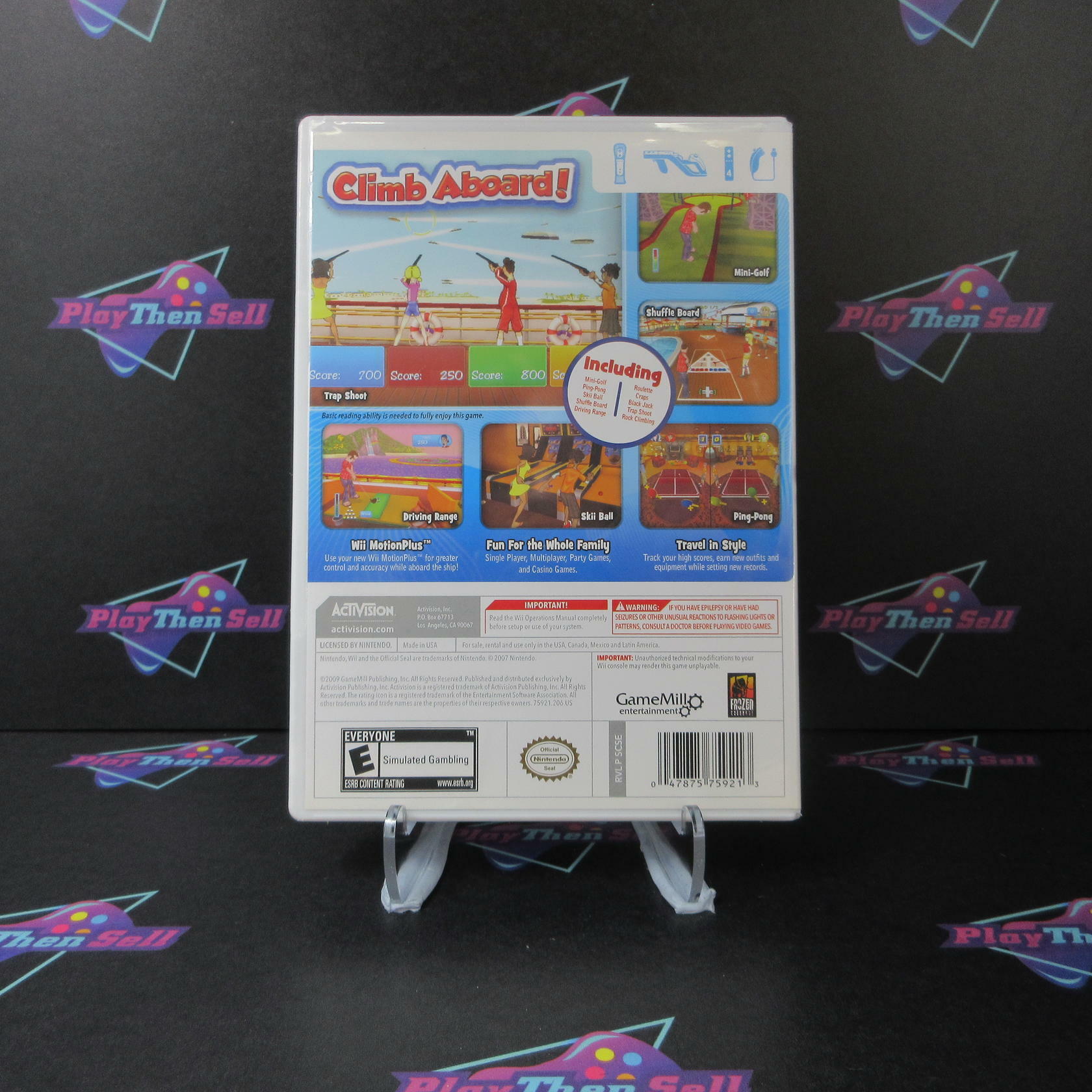 Cruise Ship Vacation Games Nintendo Wii Complete - Excellent