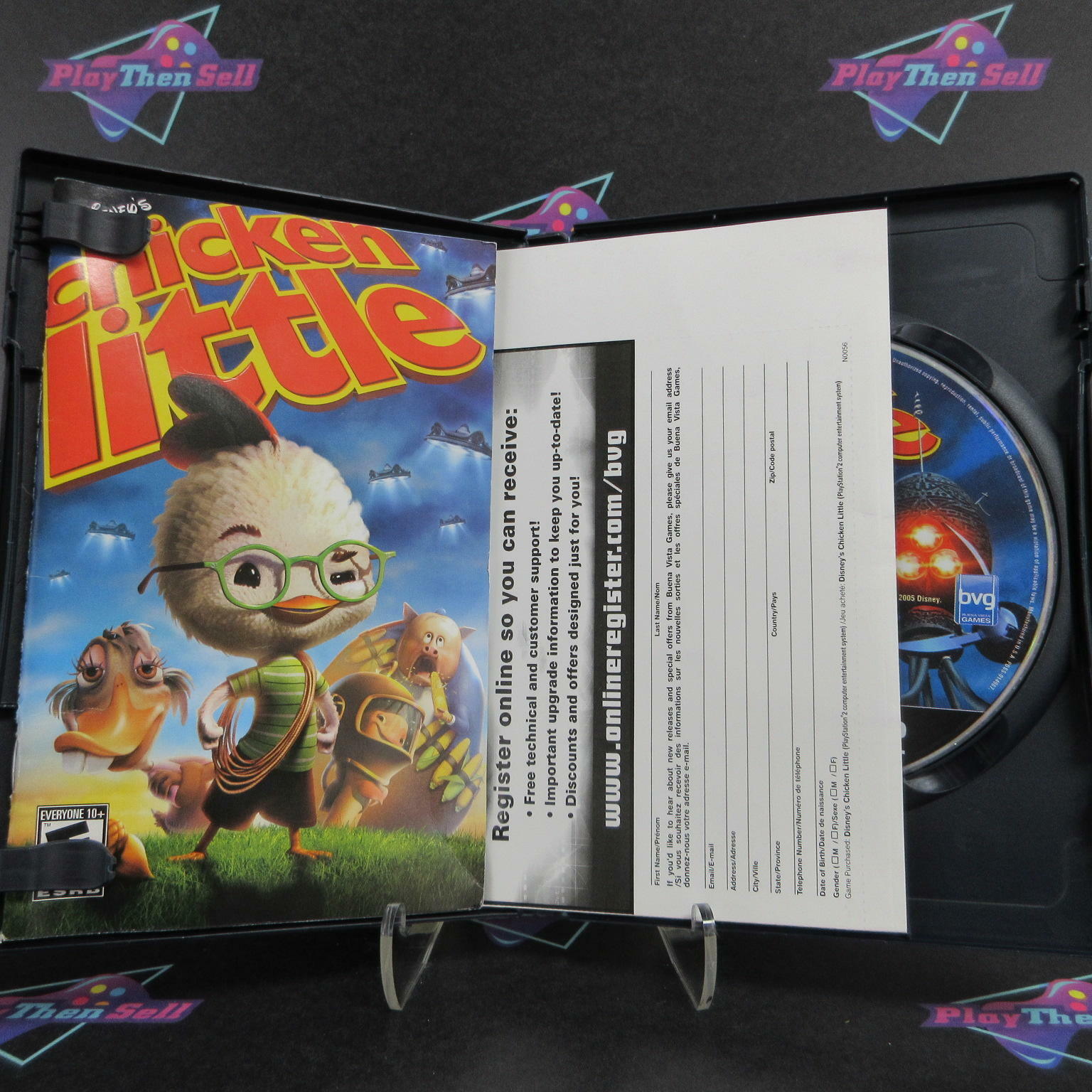Disney's Chicken Little PS2 PlayStation 2 + Reg Card Complete - Excellent
