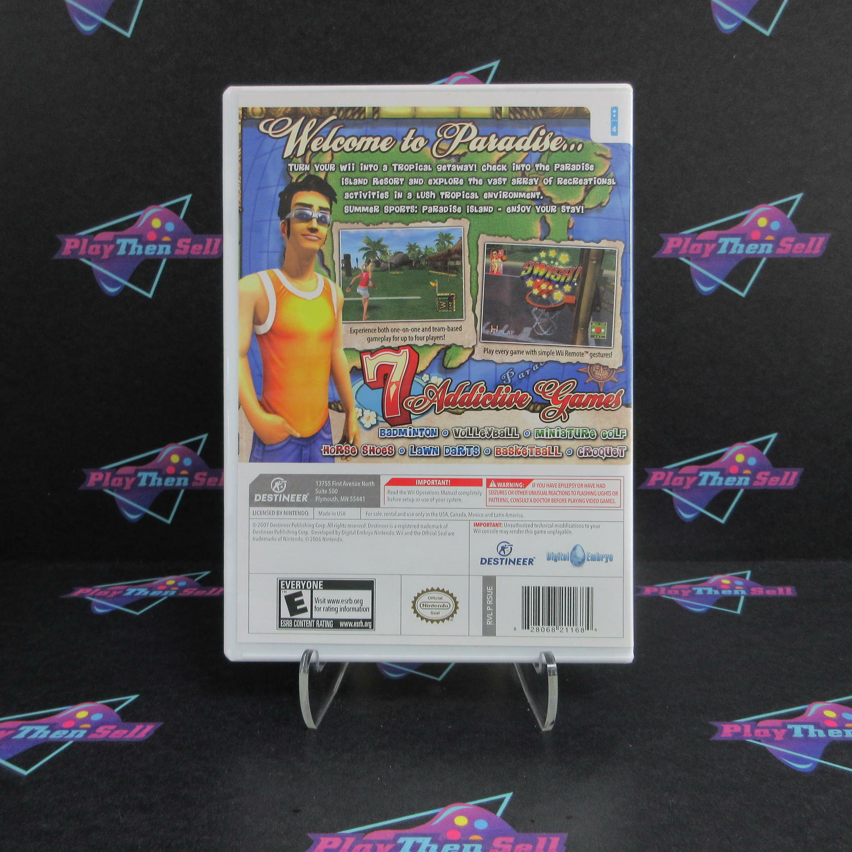 Summer Sports Paradise Island Nintendo Wii Complete - Excellent