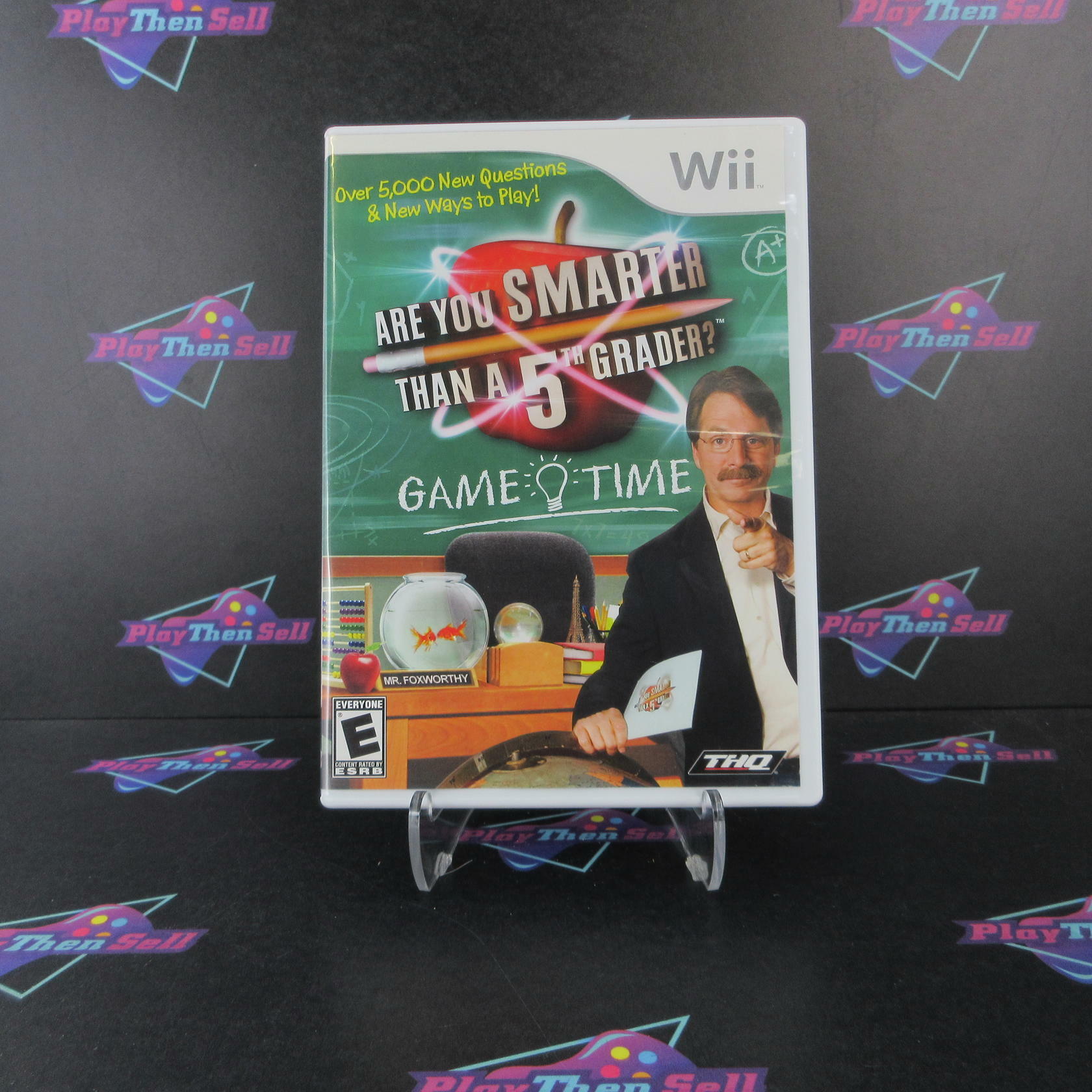 Are You Smarter Than a 5th Grader Game Time Nintendo Wii Complete - Excellent