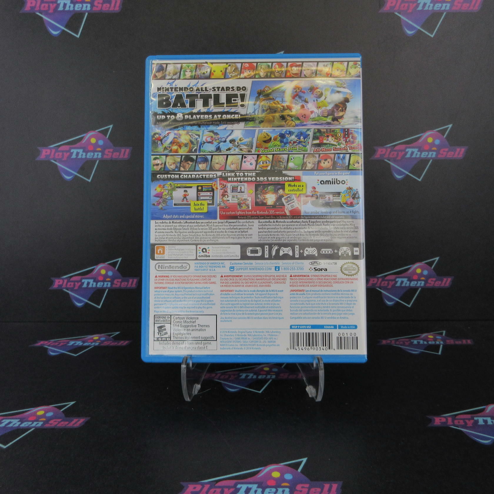 Super Smash Bros. Nintendo Wii U DD Complete CIB - Very Good