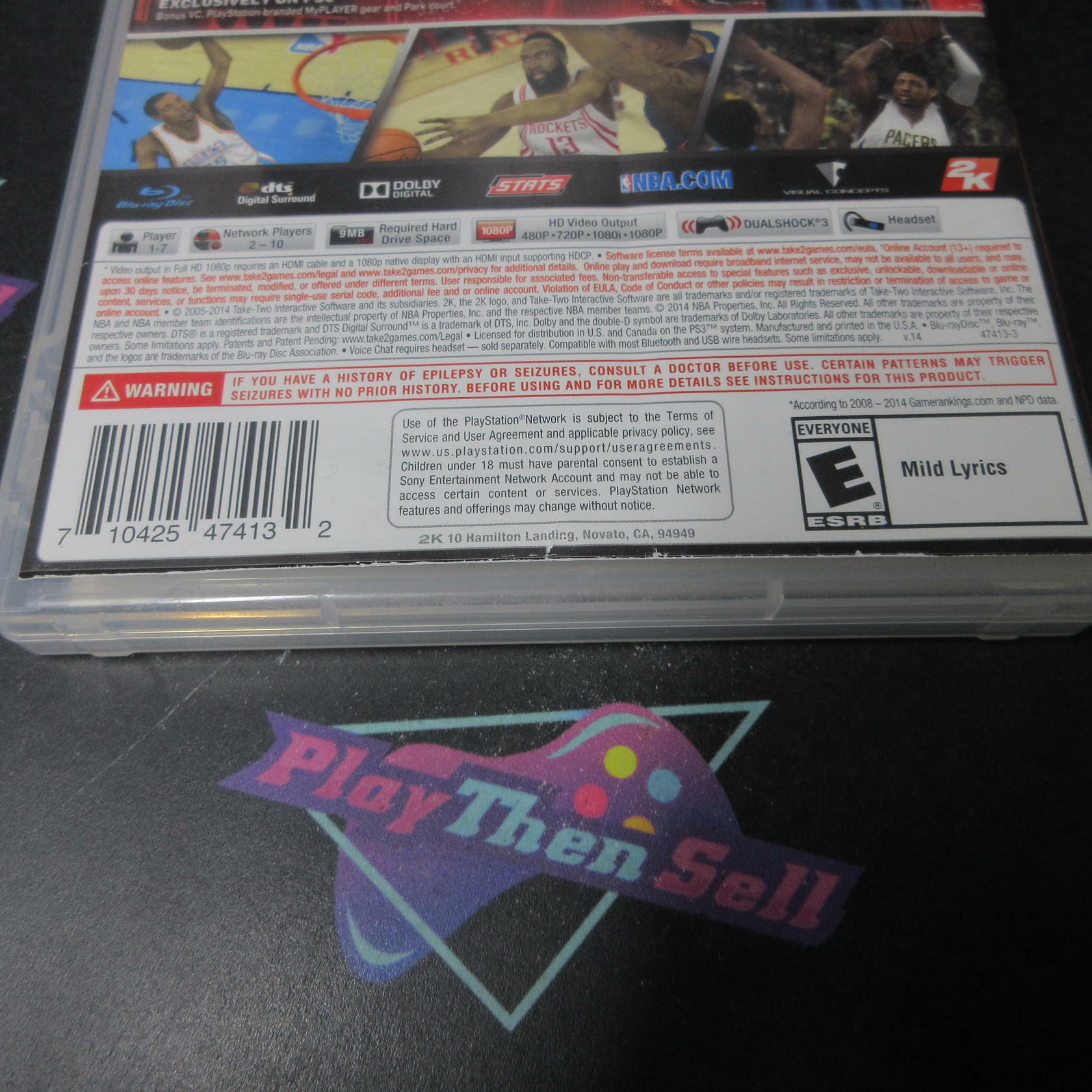 NBA 2K15 PS3 PlayStation 3 AD/NM - Very Good