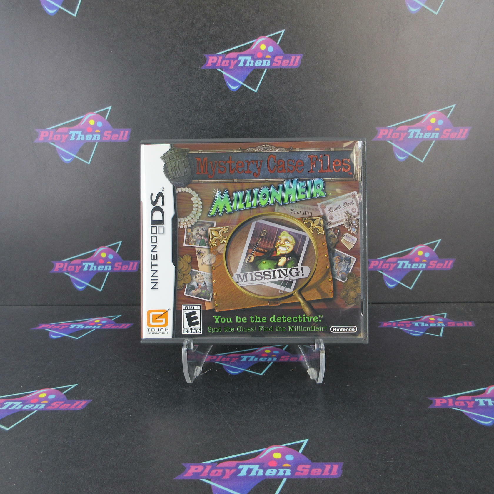 Mystery Case Files MillionHeir Nintendo DS Complete - Excellent