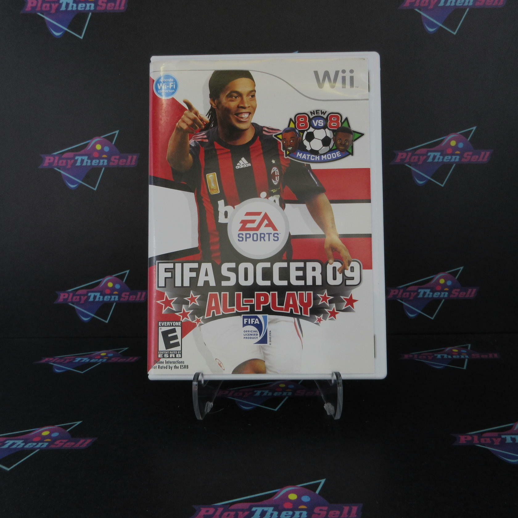 FIFA Soccer 09 All-Play Nintendo Wii AD Complete CIB - Very Good