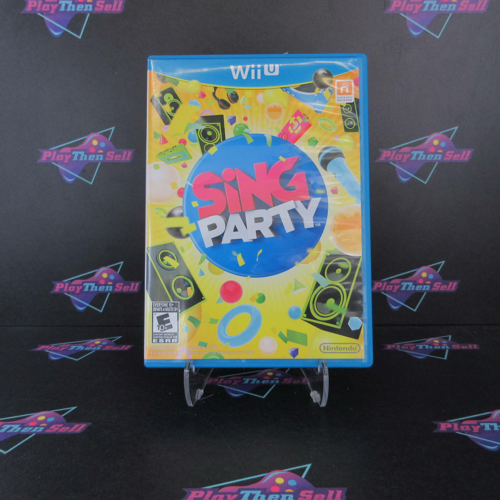 Sing Party Nintendo Wii U AD Complete CIB - Very Good