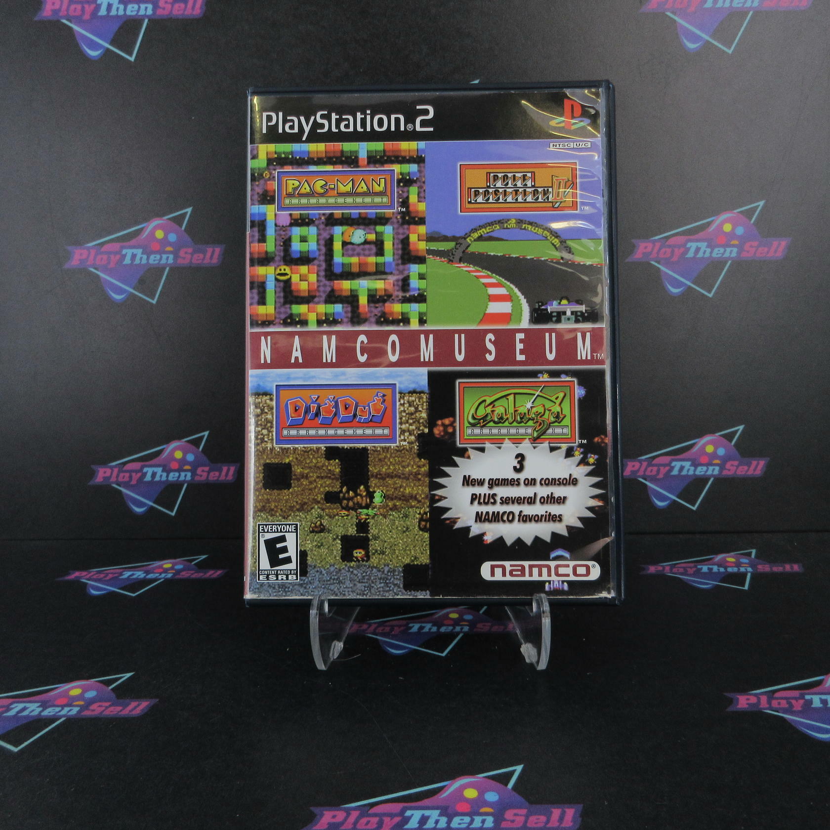 Namco Museum PS2 PlayStation 2 GH Disc AD/NM - Very Good