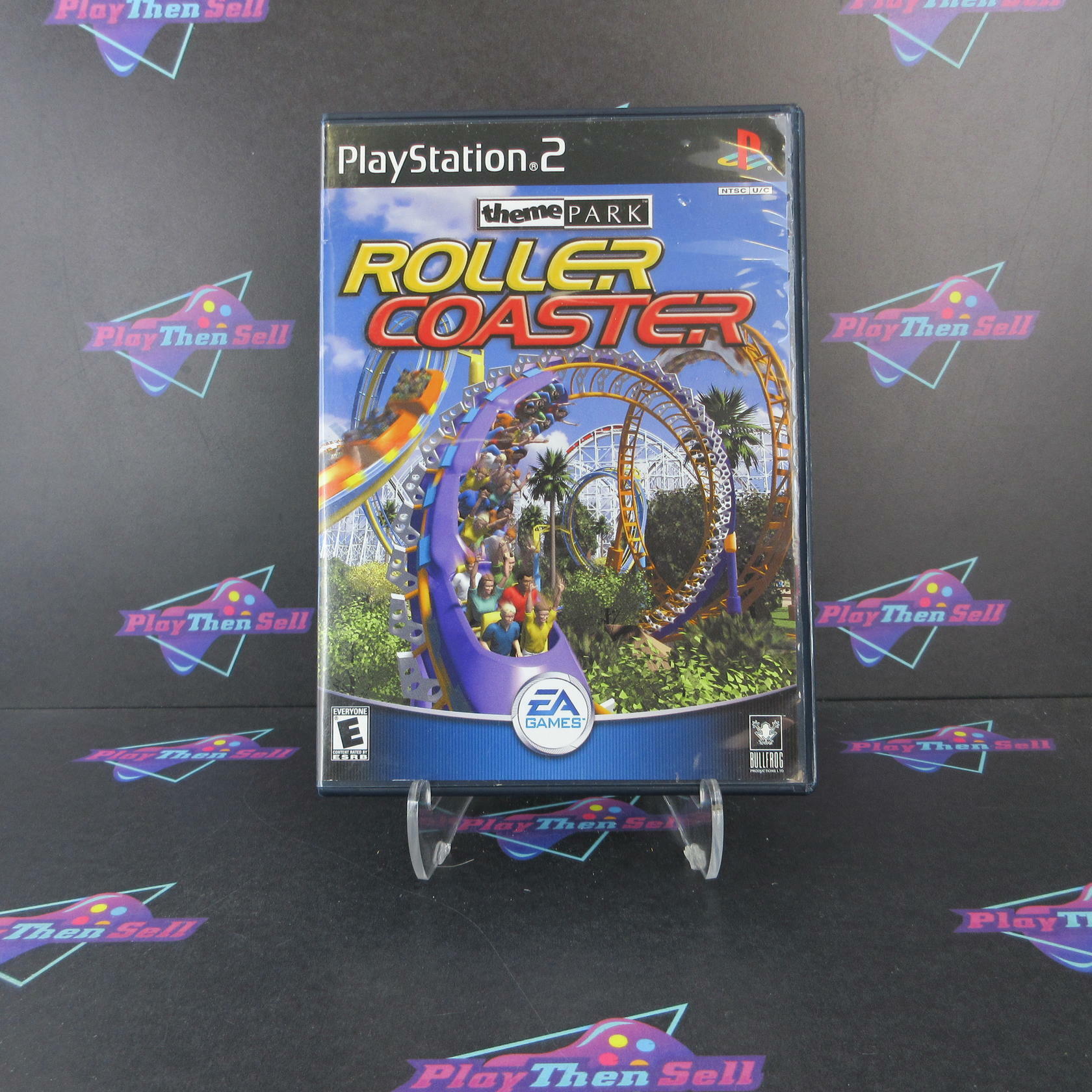 Theme Park Roller Coaster PS2 PlayStation 2 AD/NM - Very Good