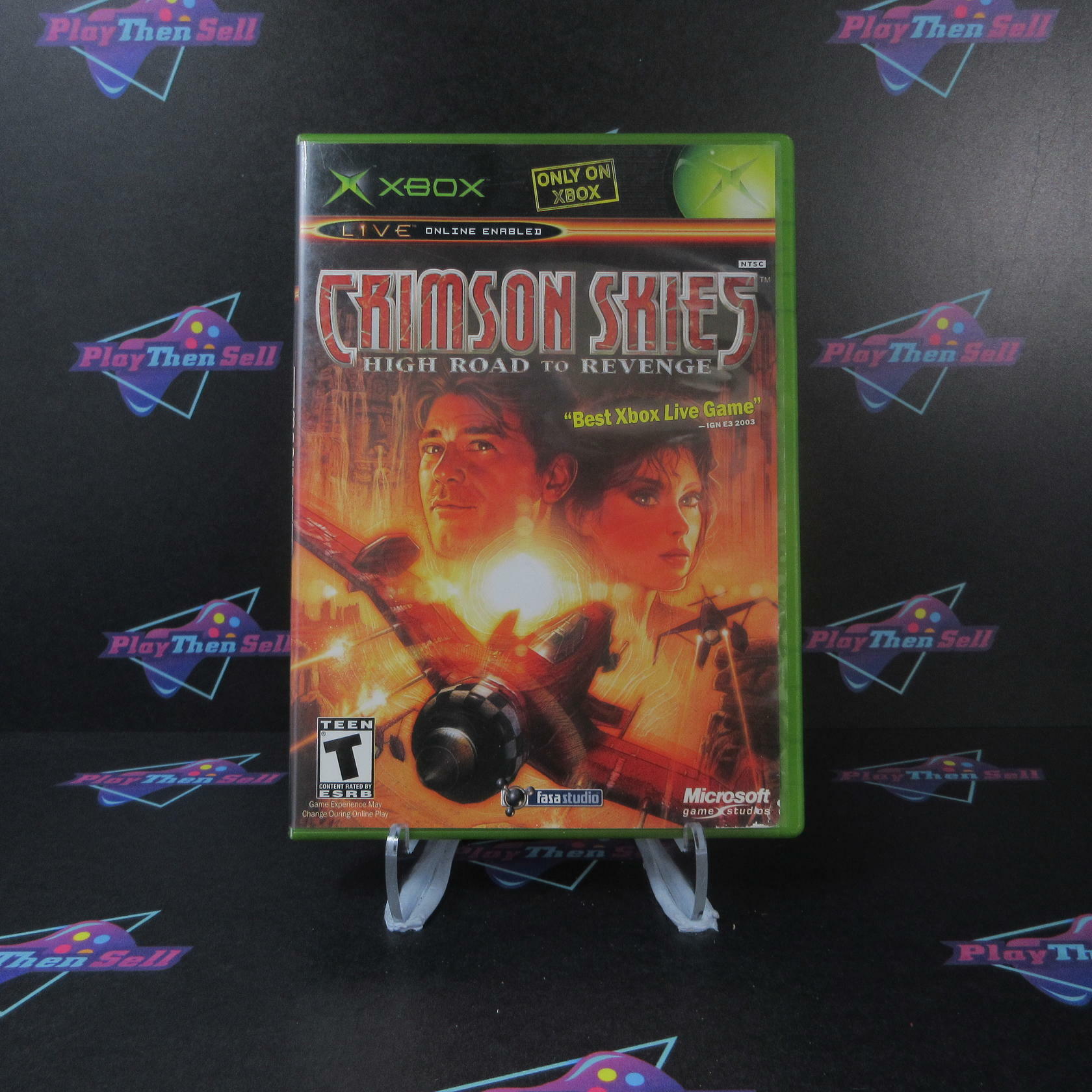 Crimson Skies High Road To Revenge Xbox AD Complete CIB - Very Good