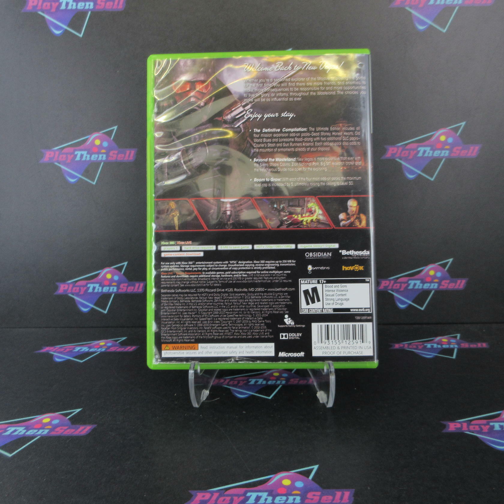 Fallout New Vegas Ultimate Edition Xbox 360 PH Disc AD/NM - Very Good