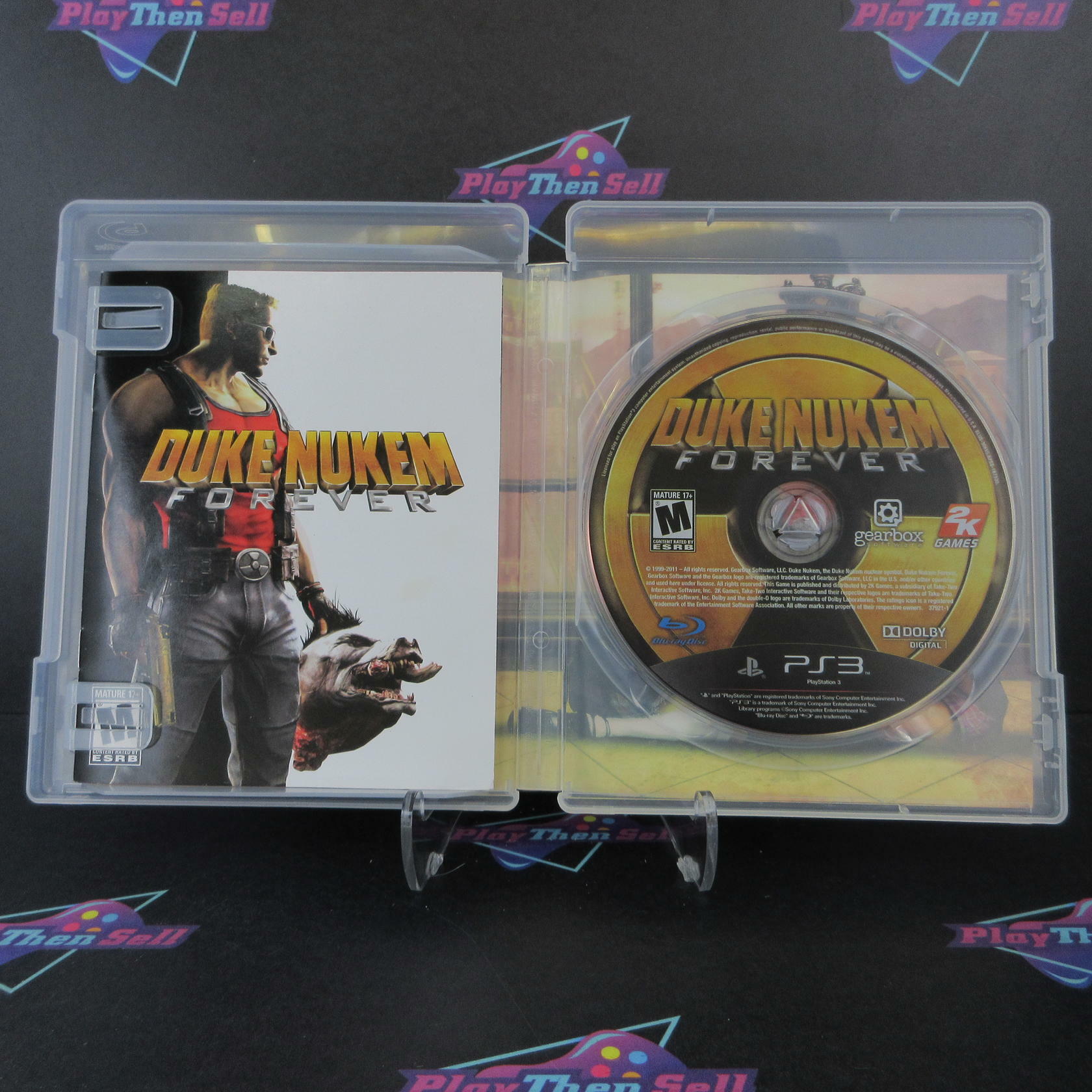 Duke Nukem Forever PS3 PlayStation 3 AD/MD Complete CIB - Very Good