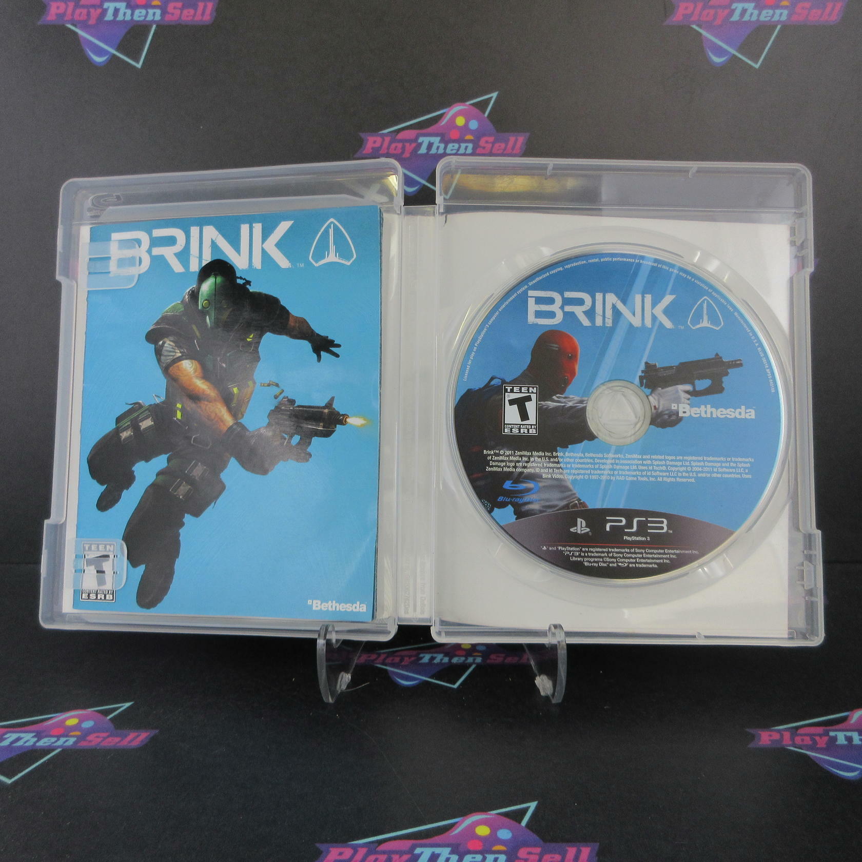 Brink PS3 PlayStation 3 AD Complete CIB - Very Good