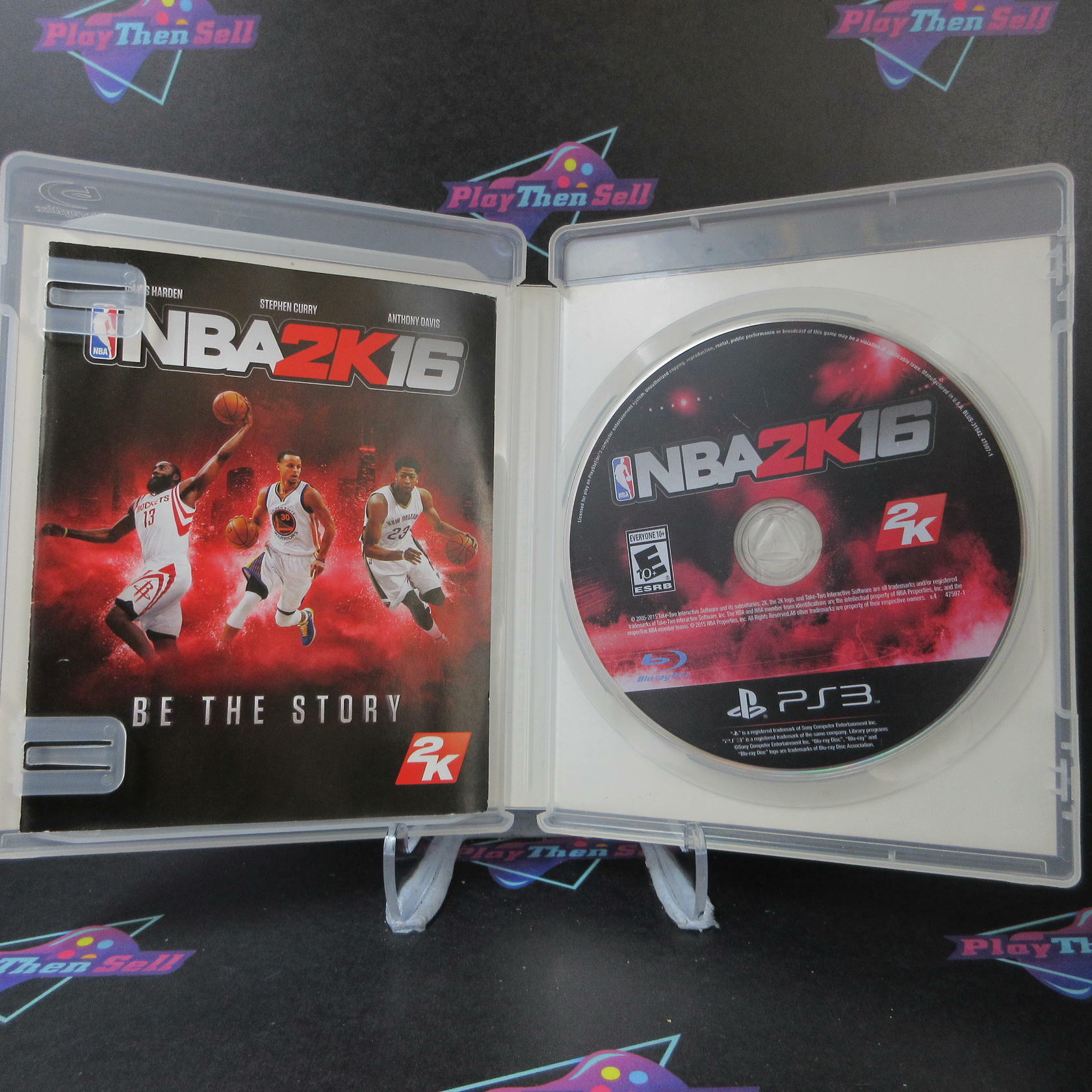 NBA 2K16 PS3 PlayStation 3 AD Complete CIB - Very Good