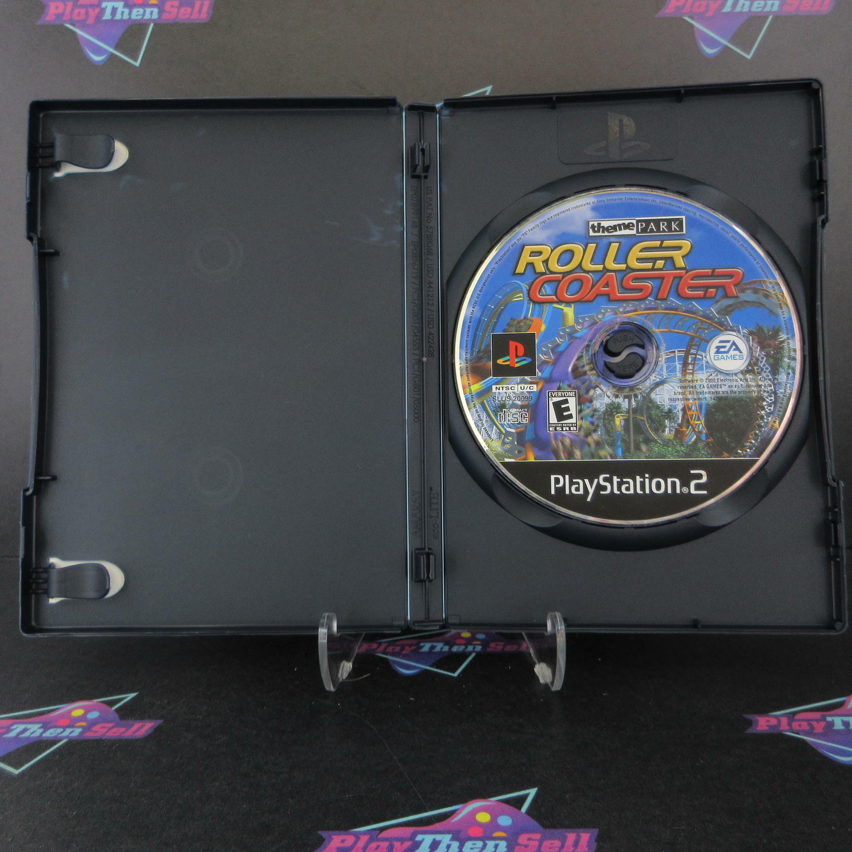 Theme Park Roller Coaster PS2 PlayStation 2 AD/NM - Very Good