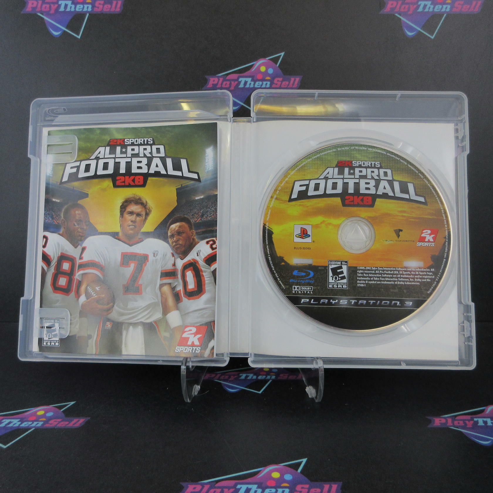 All Pro Football 2K8 PS3 PlayStation 3 AD Complete CIB - Very Good