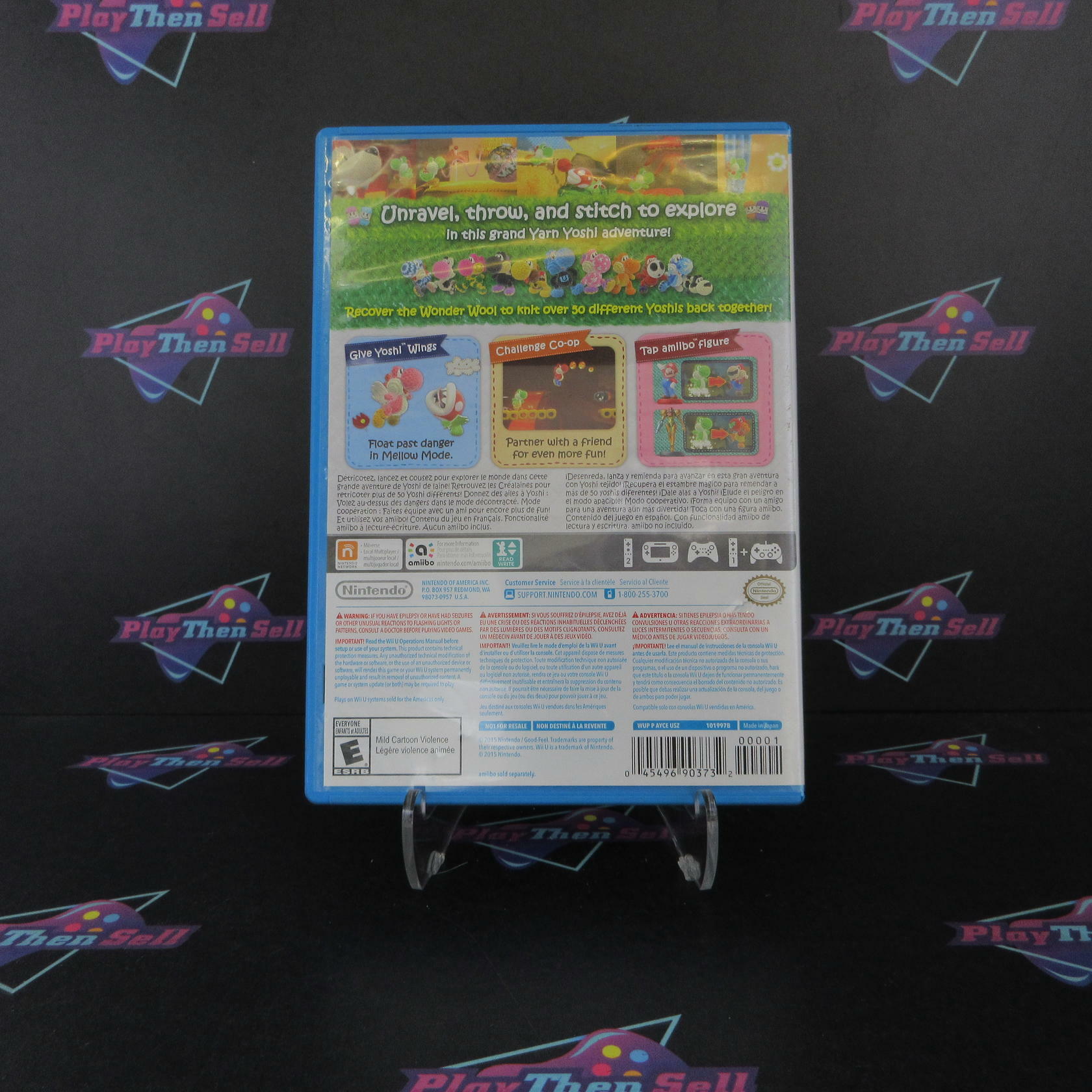 Yoshi's Woolly World Nintendo Wii U AD Complete - Very Good