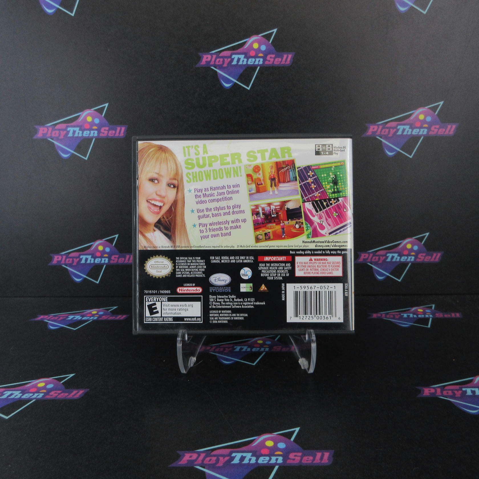 Hannah Montana Music Jam Nintendo DS + Reg Card Complete - Excellent