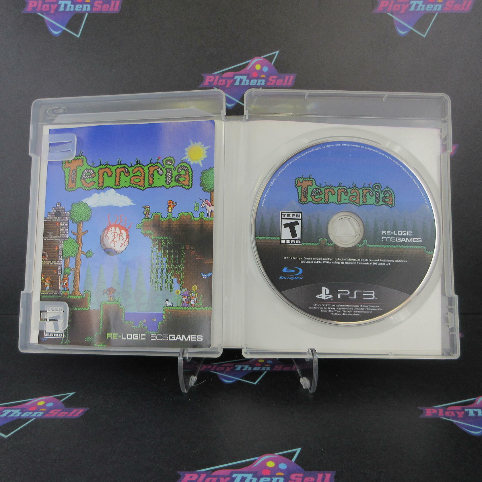 Terraria PS3 PlayStation 3 AD Complete CIB - Very Good