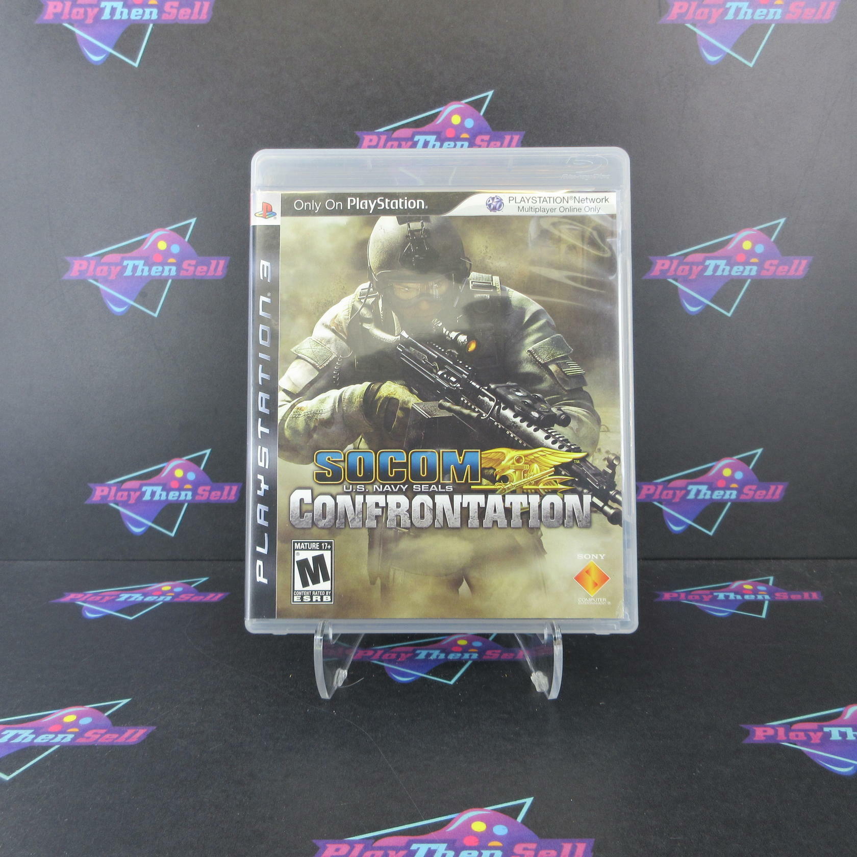 SOCOM US Navy Seals Confrontation PS3 PlayStation 3 AD/DD +Reg Card Complete CIB - Very Good