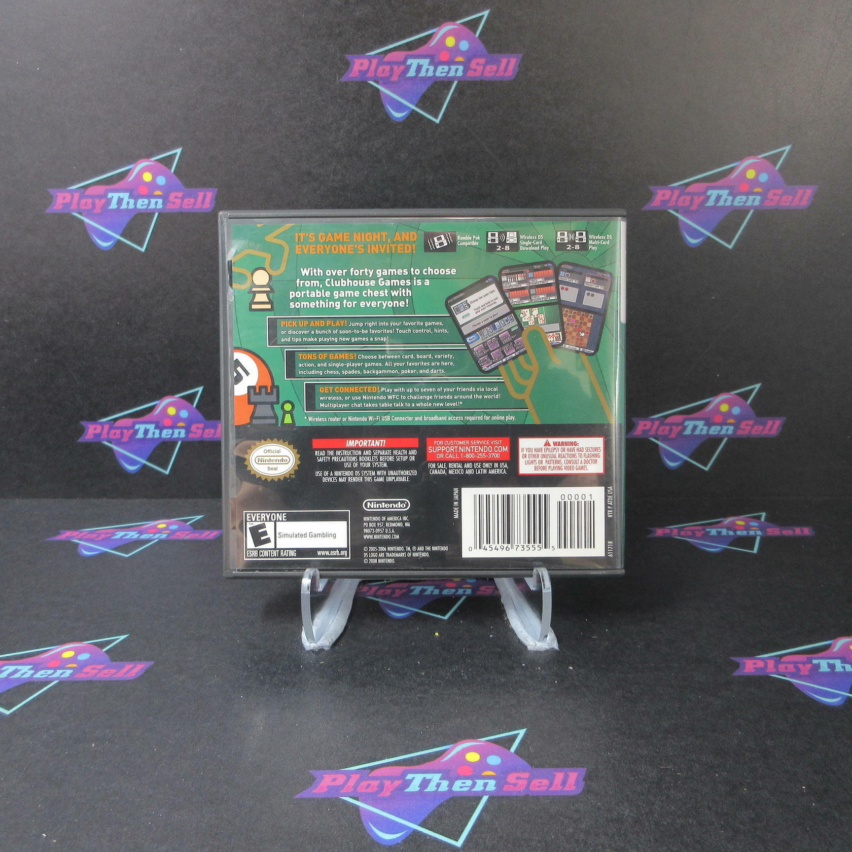 Clubhouse Games Nintendo DS Complete - Excellent