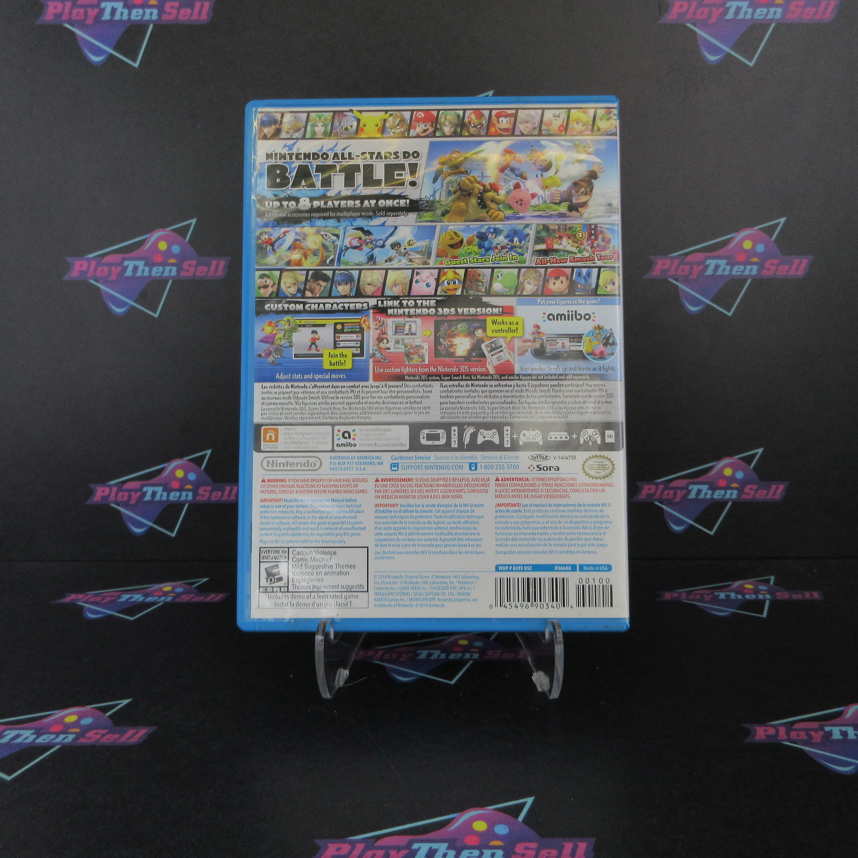 Super Smash Bros. Nintendo Wii U MD Complete CIB - Very Good