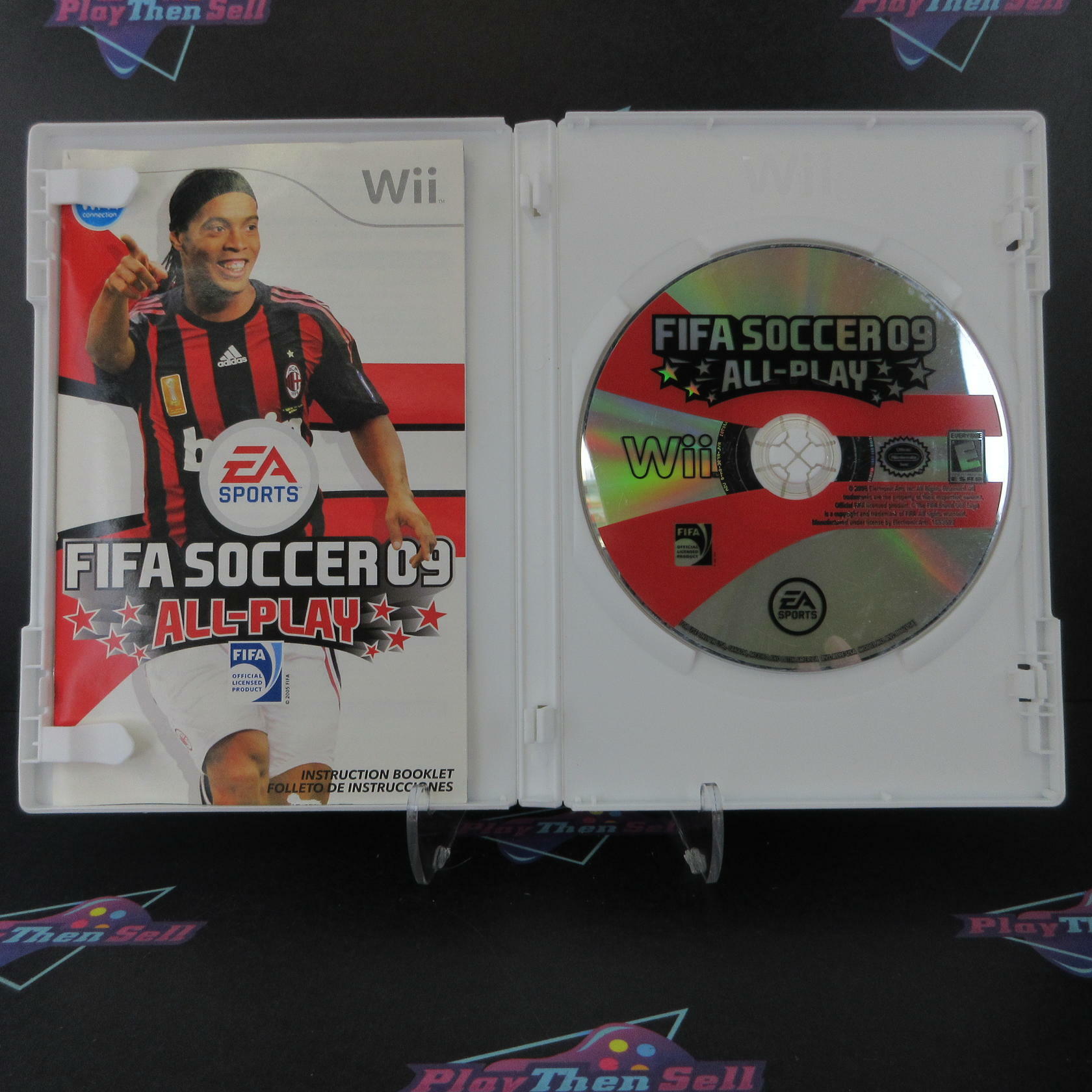FIFA Soccer 09 All-Play Nintendo Wii AD Complete CIB - Very Good