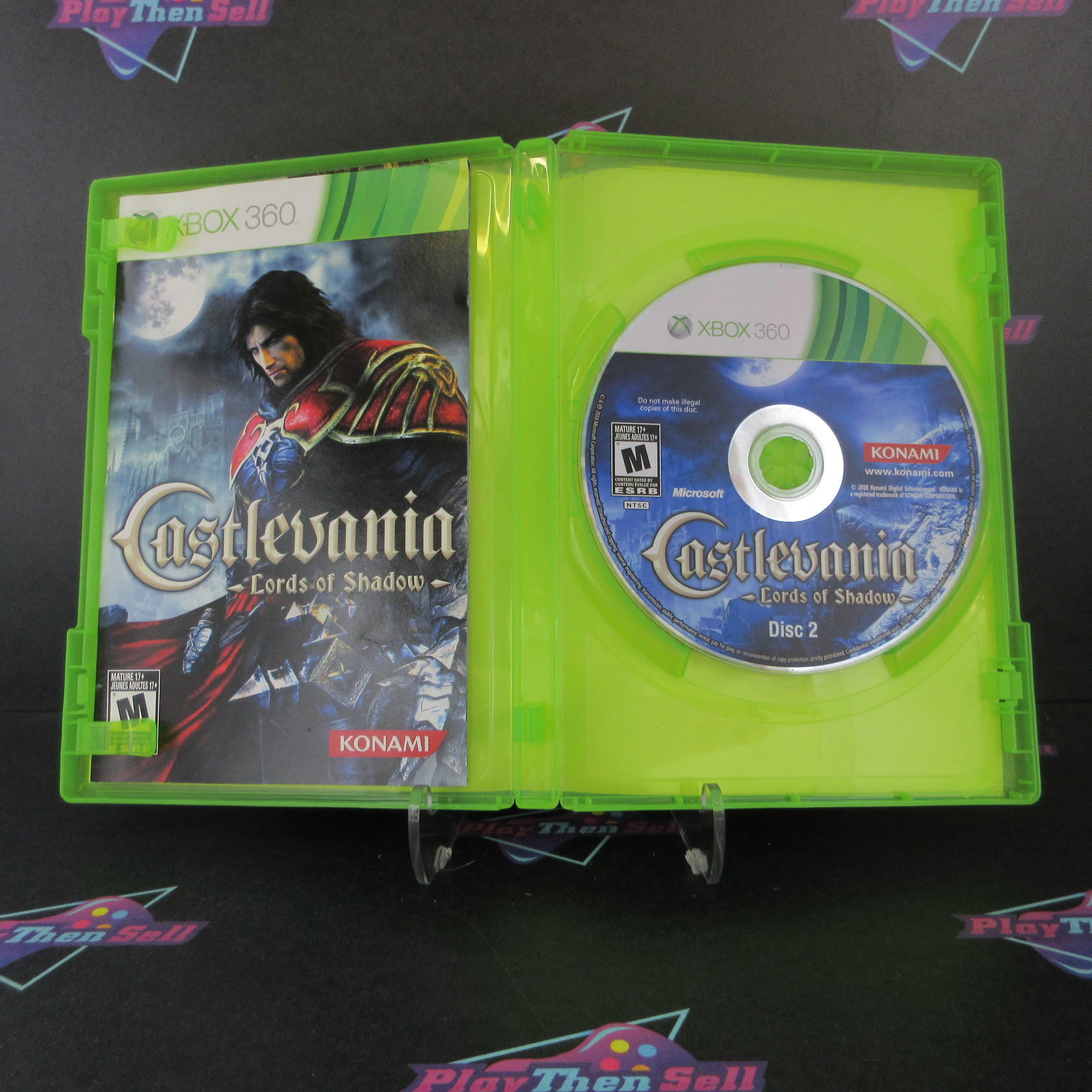 Castlevania Lords of Shadow Xbox 360 AD Complete CIB - Very Good