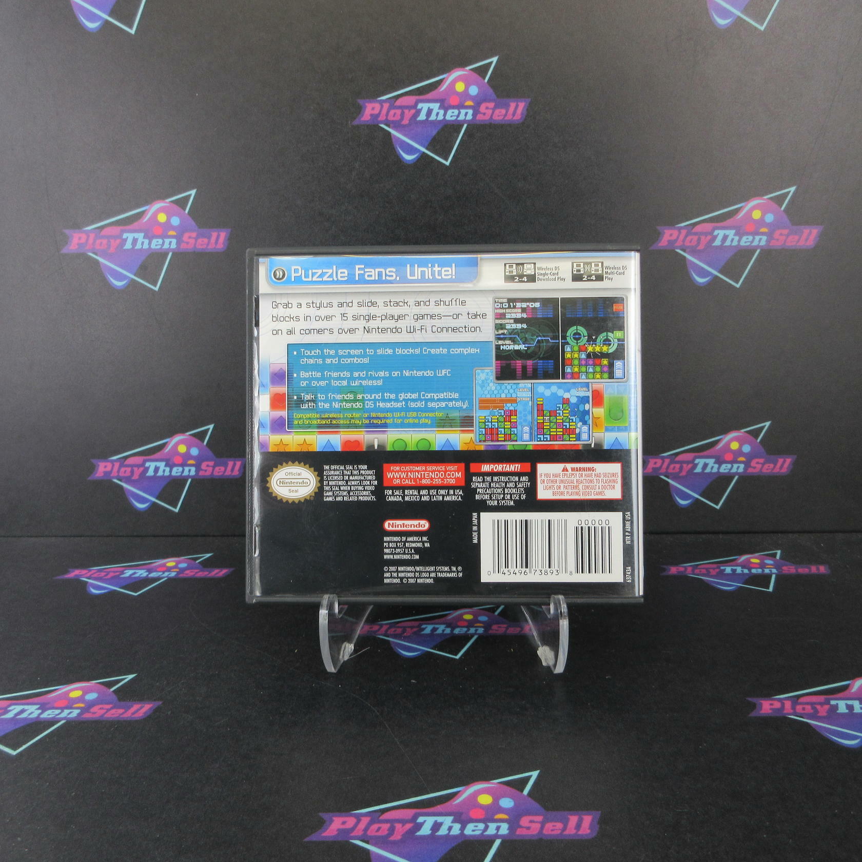 Planet Puzzle League Nintendo DS Complete - Excellent