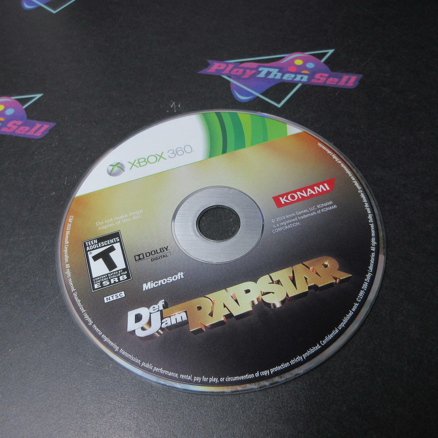 Def Jam Rapstar Xbox 360 DD Complete CIB - Very Good