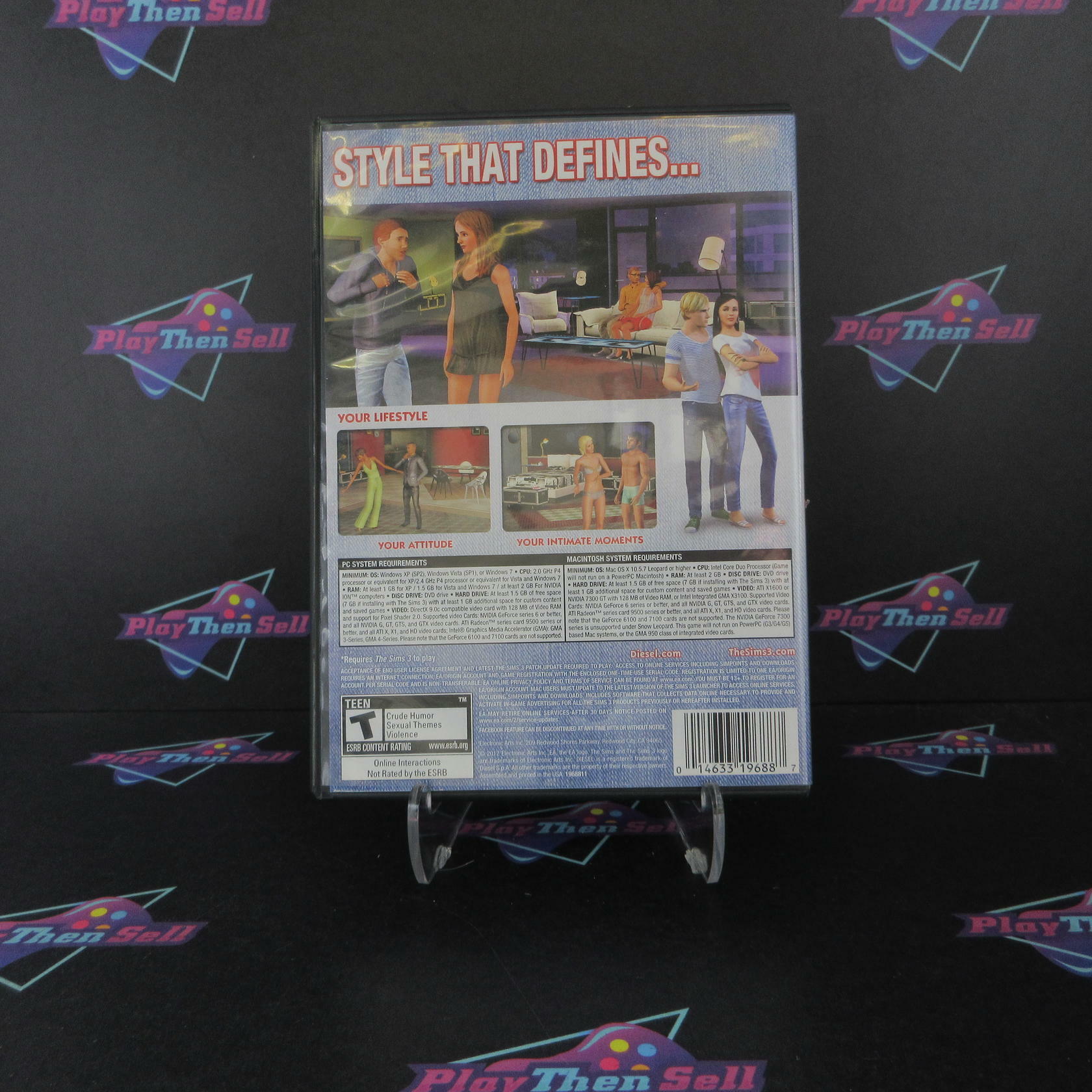 The Sims 3 Diesel Stuff PC AD Complete CIB - Very Good