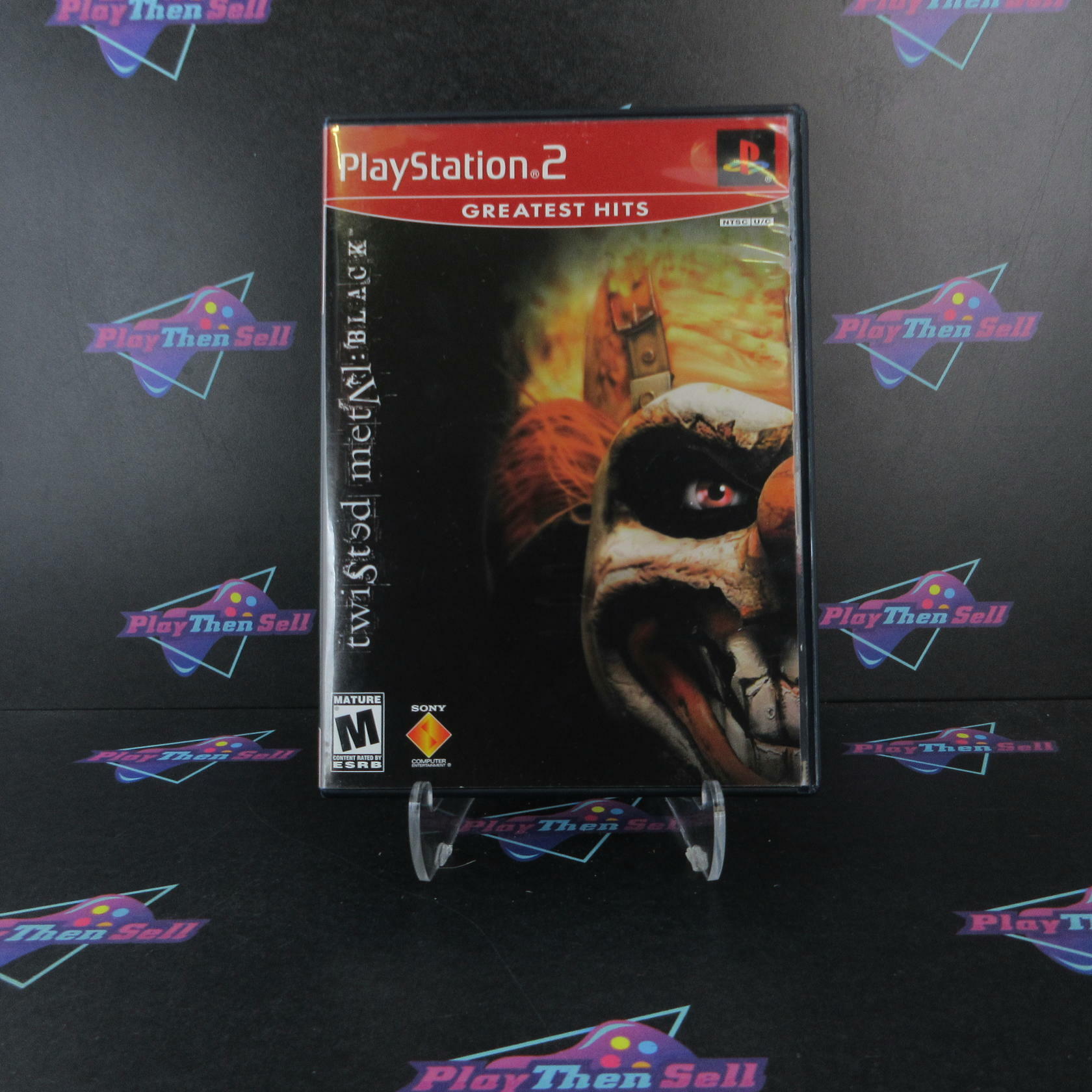 Twisted Metal Black PS2 Playstation 2 GH AD/NM - Very Good