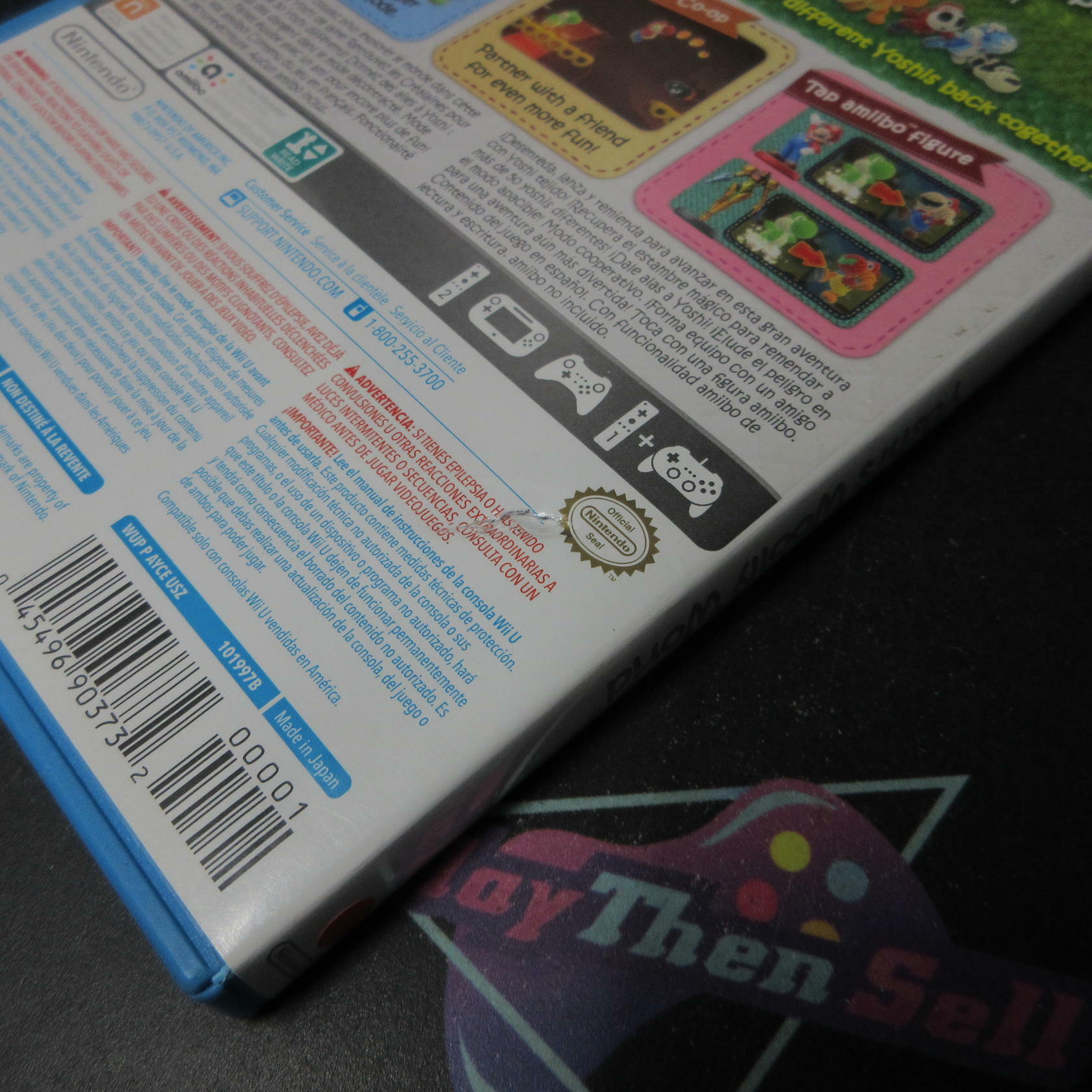 Yoshi's Woolly World Nintendo Wii U AD Complete - Very Good