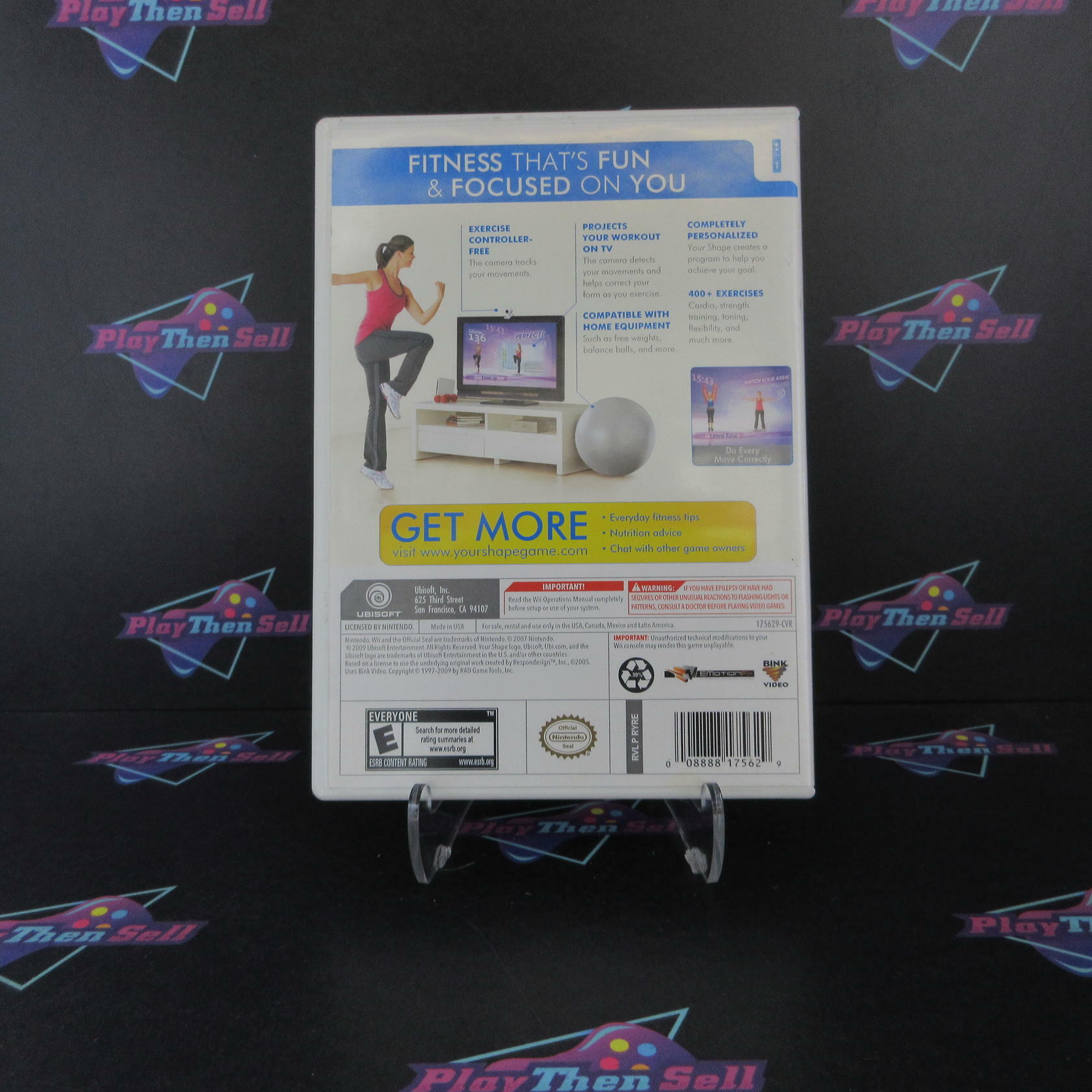 Your Shape Nintendo Wii AD Complete CIB - Very Good