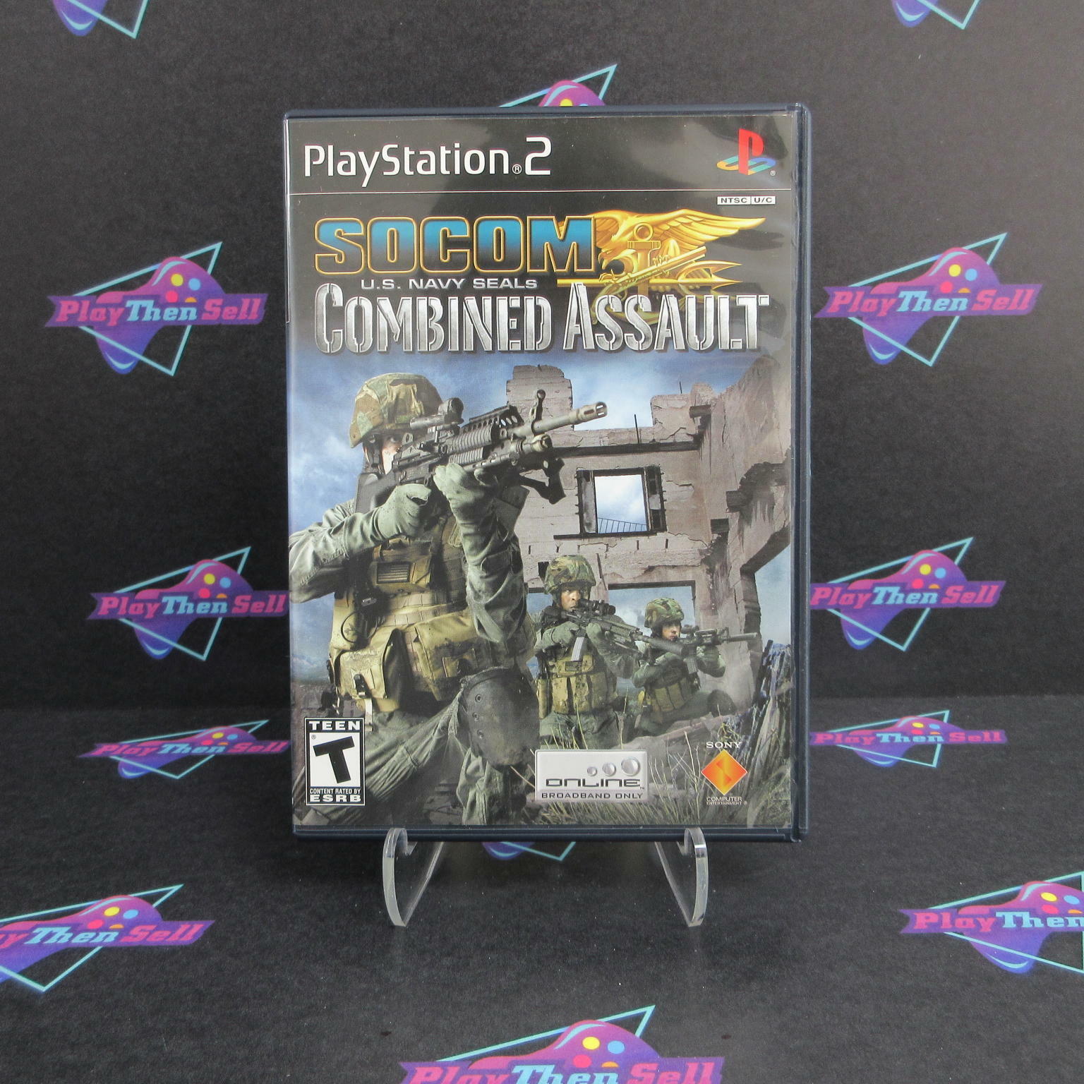SOCOM US Navy Seals Combined Assault PS2 + Reg Complete - Excellent