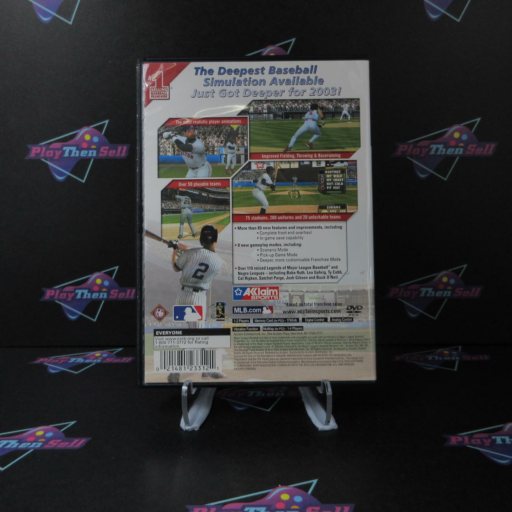 All-Star Baseball 2004 PS2 PlayStation 2 + Reg Card Complete - Excellent