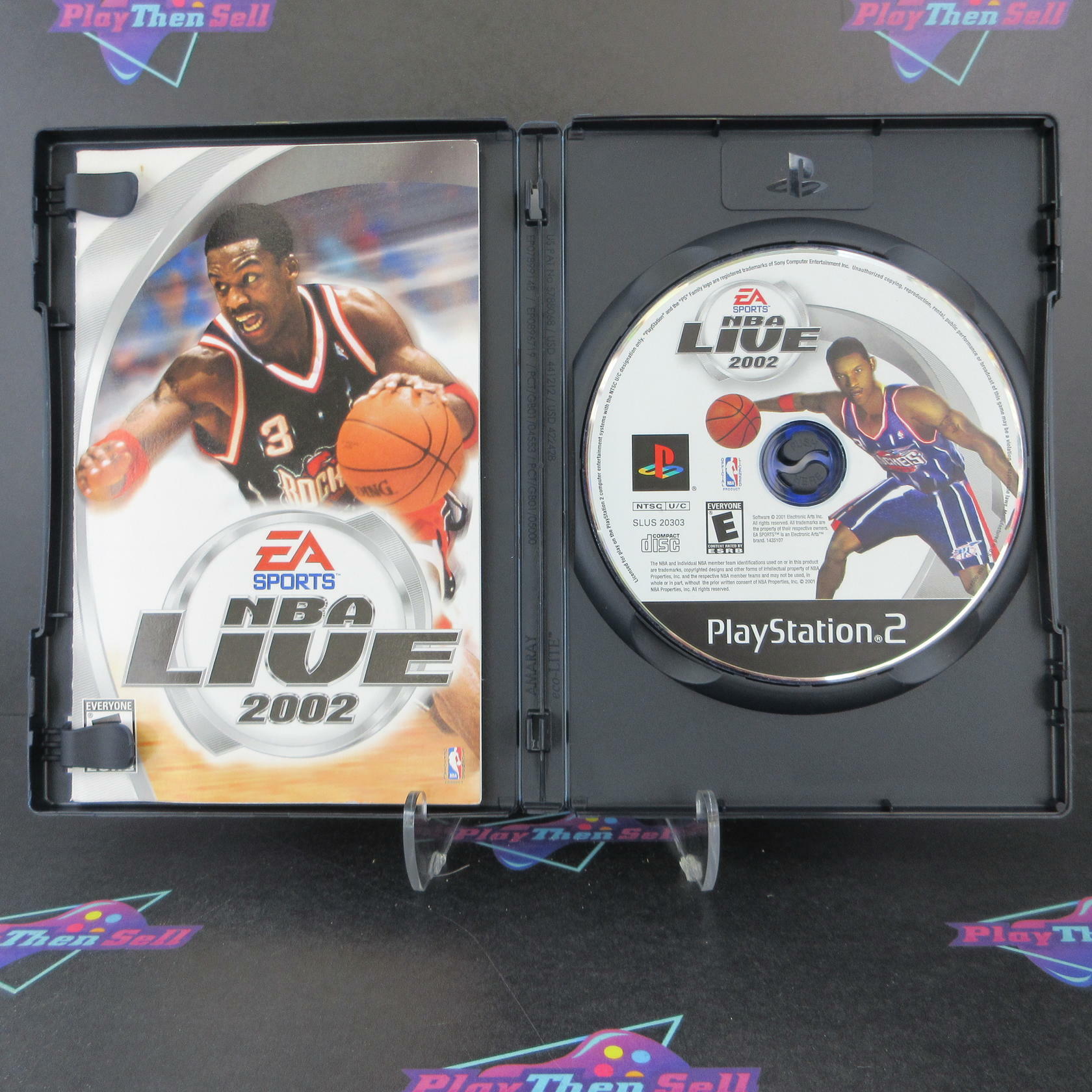 NBA Live 2002 PS2 PlayStation 2 + Reg Card Complete - Excellent