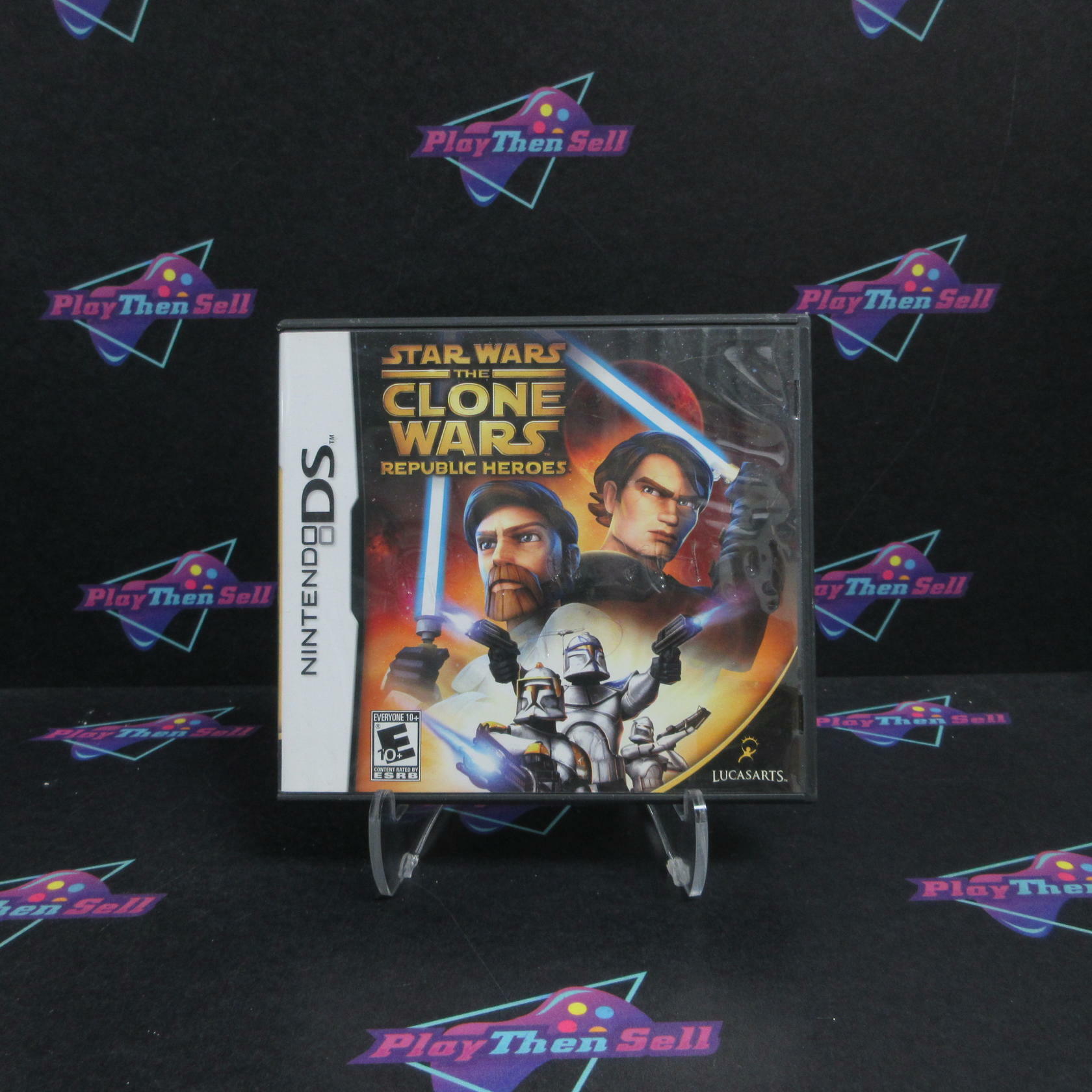 Star Wars the Clone Wars Republic Heroes Nintendo DS AD Complete CIB - Very Good