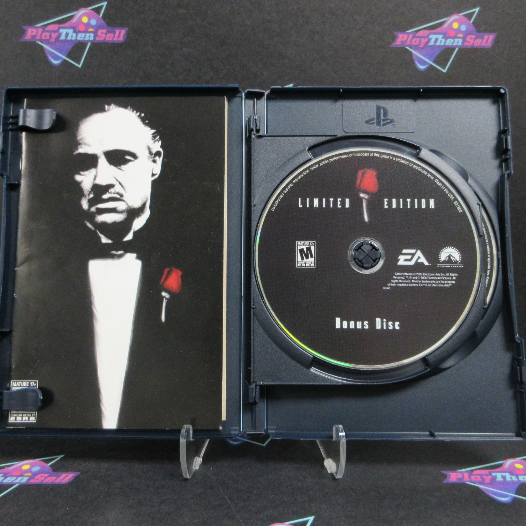Godfather the Game Limited Edition PS2 PlayStation 2 + Bonus Disc - Excellent
