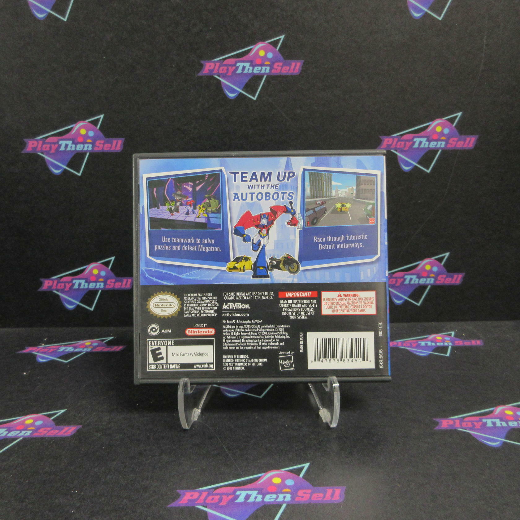 Transformers Animated Nintendo DS MD Complete CIB - Very Good
