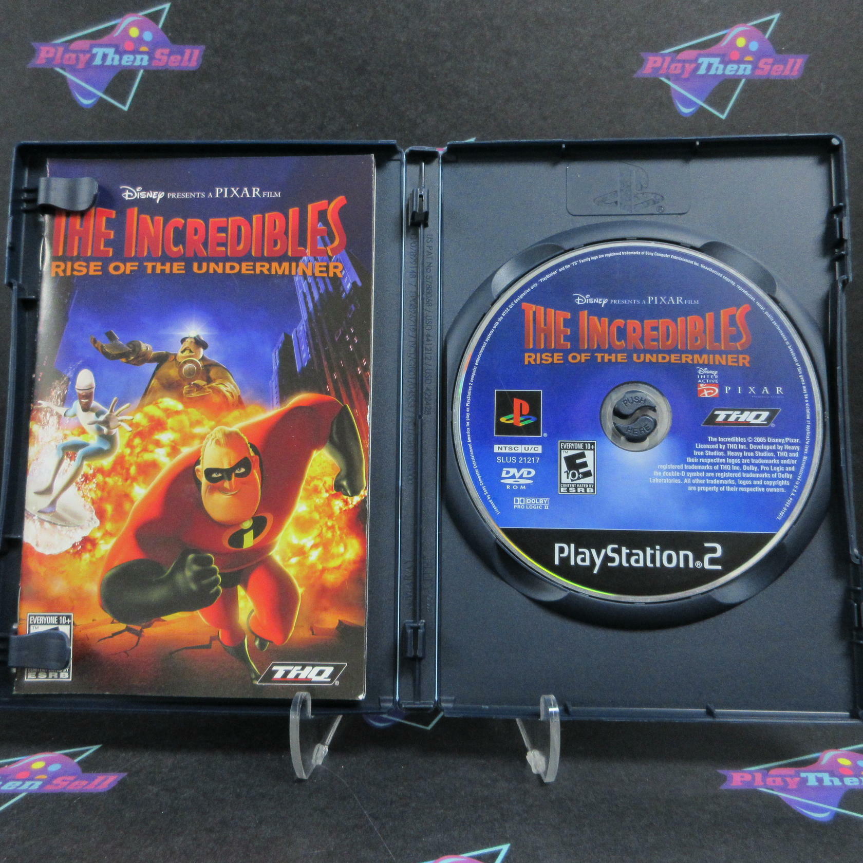 The Incredibles Rise of the Underminer PS2 PlayStation 2 Complete - Excellent