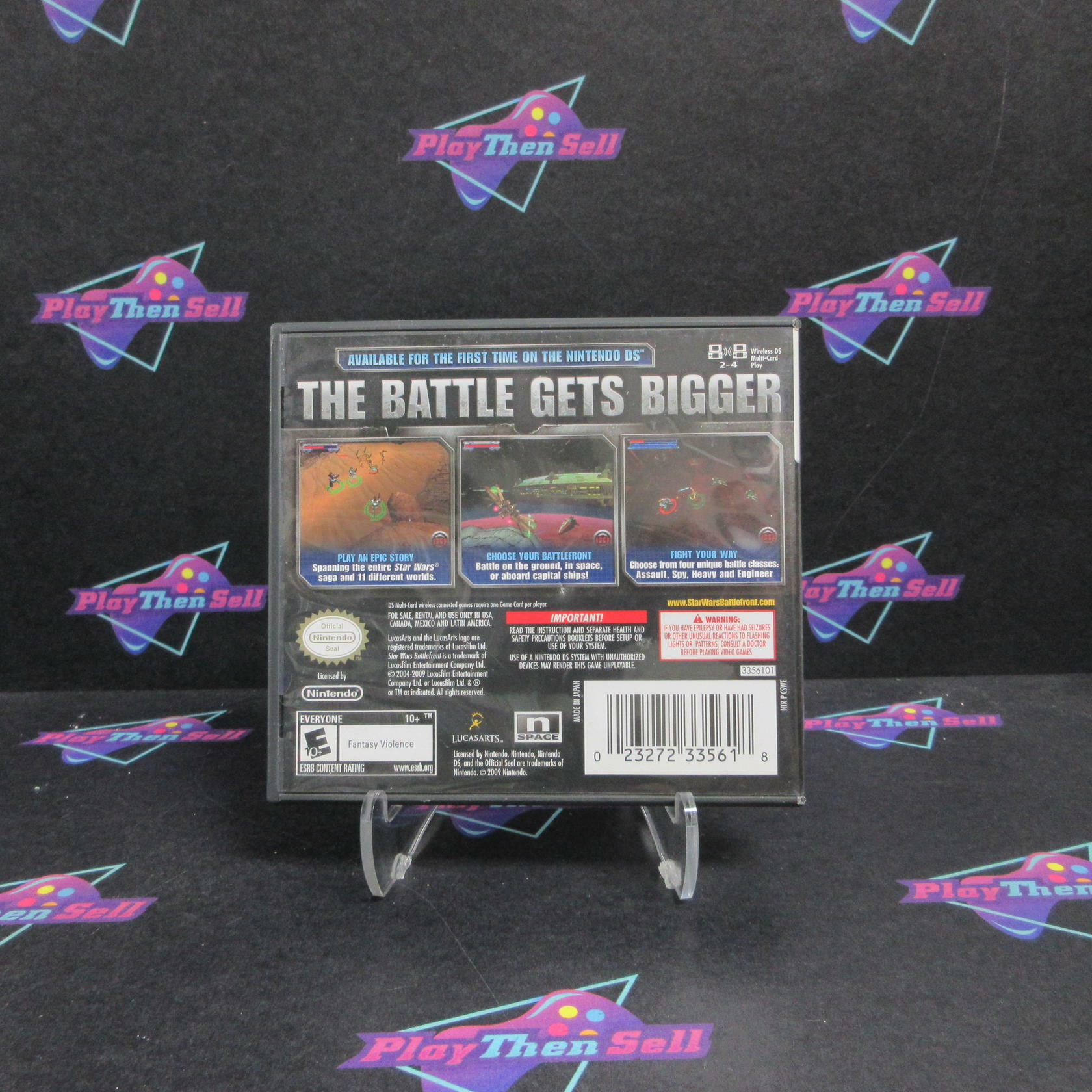 Star Wars Battlefront Elite Squadron Nintendo DS AD Complete CIB - Very Good