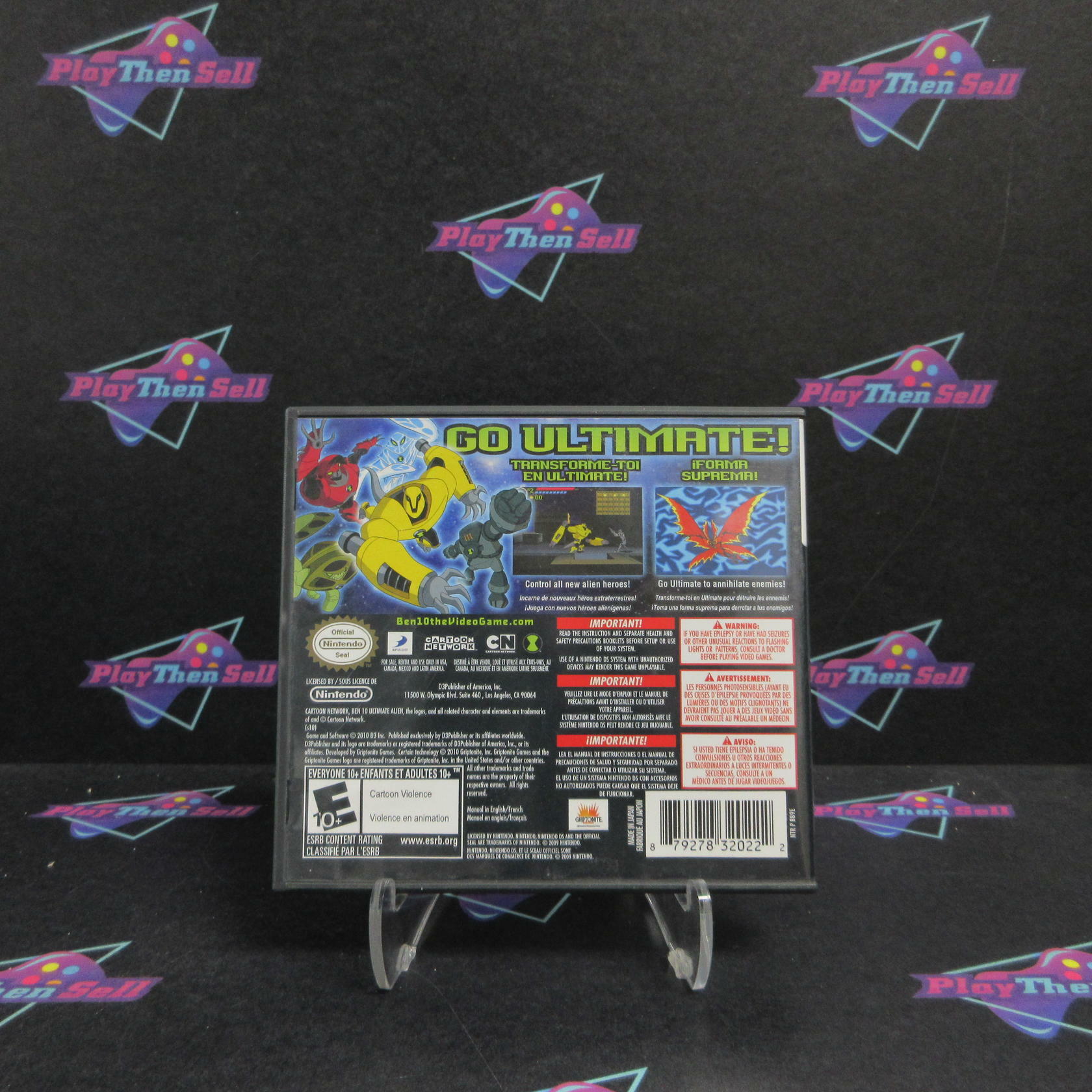 Ben 10 Ultimate Alien Cosmic Destruction Nintendo DS Complete - Excellent
