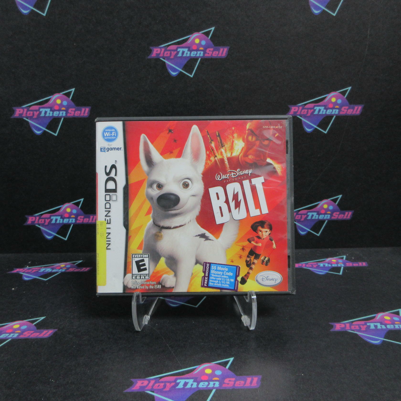 Bolt Nintendo DS AD + Reg Card Complete CIB - Very Good
