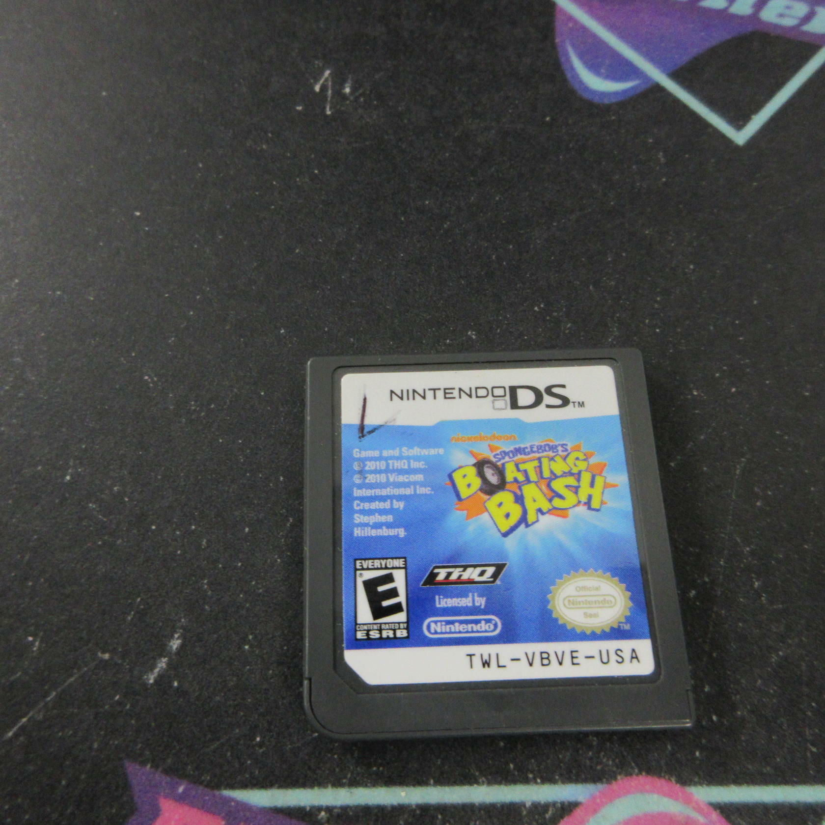Spongebob Boating Bash Nintendo DS DD Complete CIB - Very Good