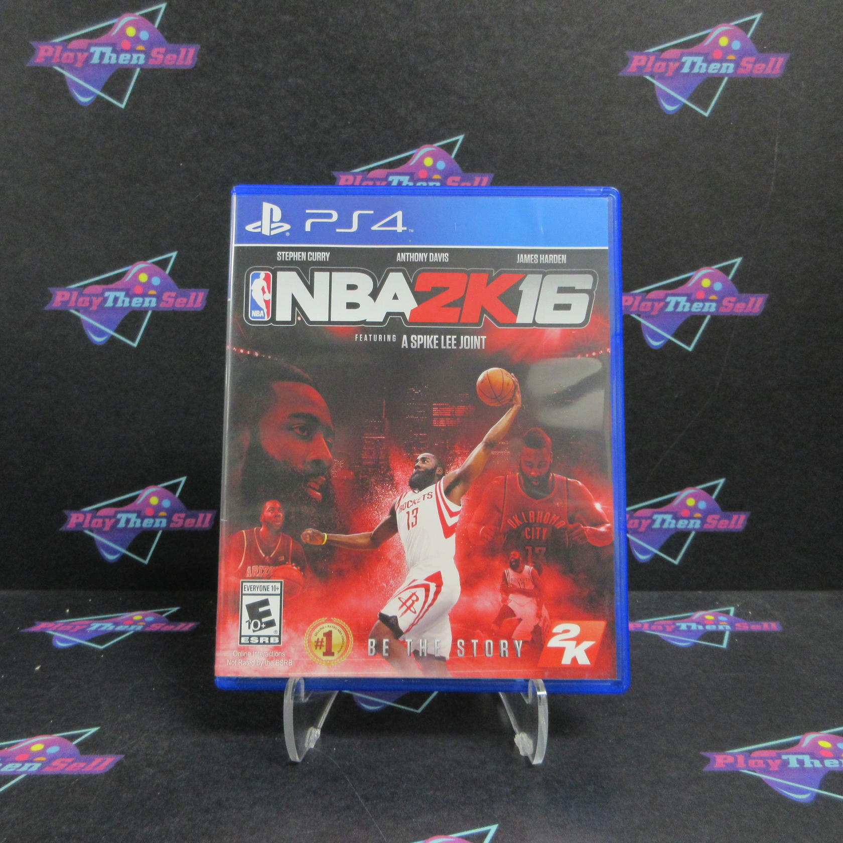 NBA 2K16 James Harden PS4 PlayStation 4 Complete - Excellent