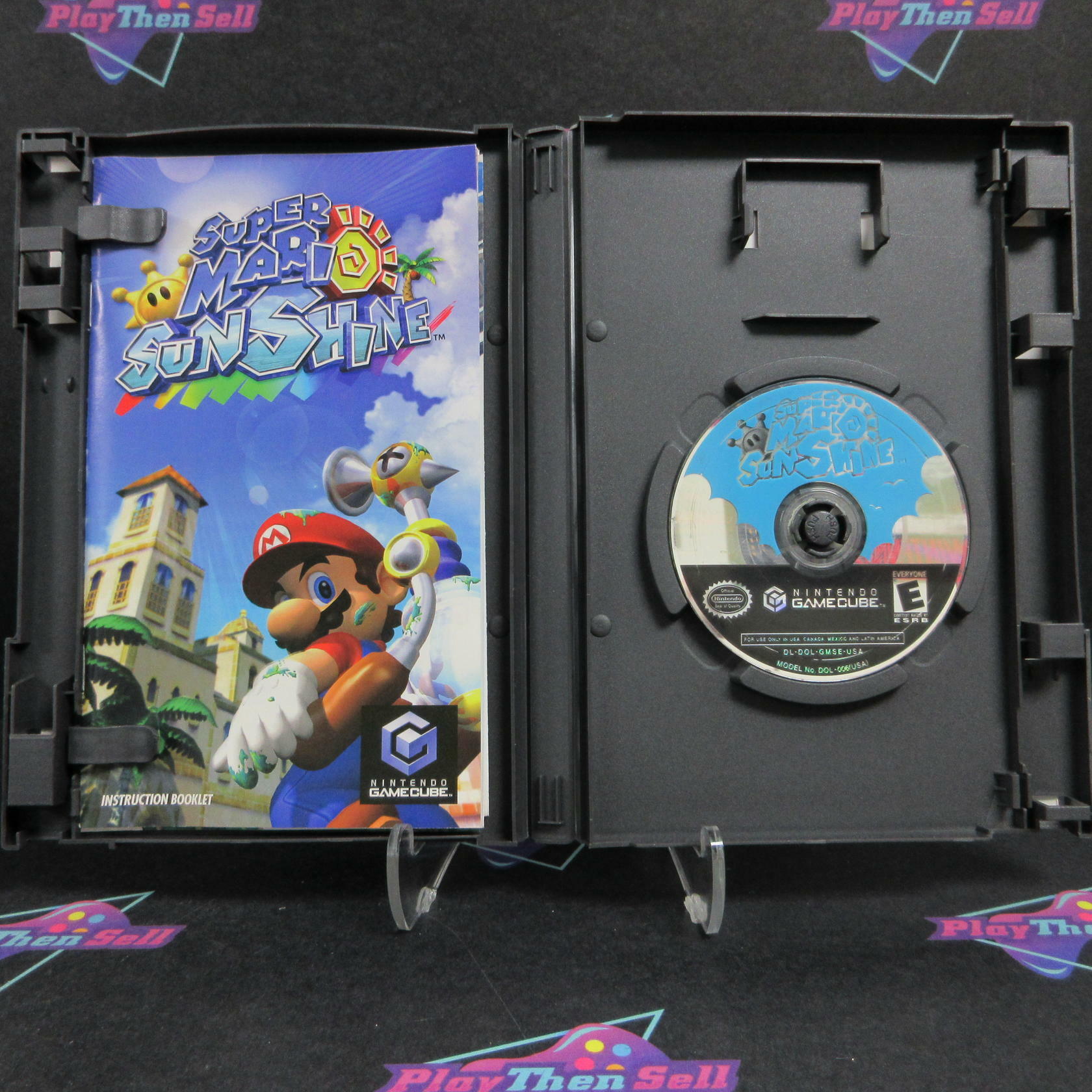 Super Mario Sunshine Nintendo GameCube AD Complete CIB - Very Good